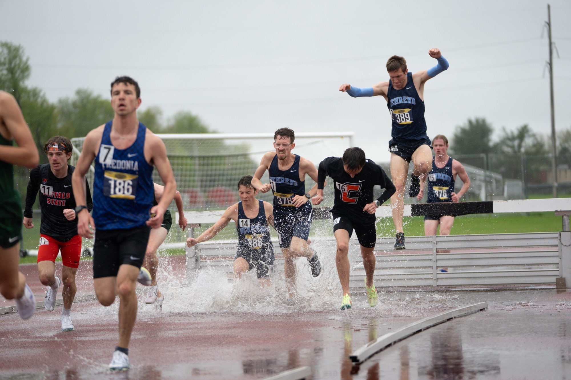 Nik Recore in the steeplechase