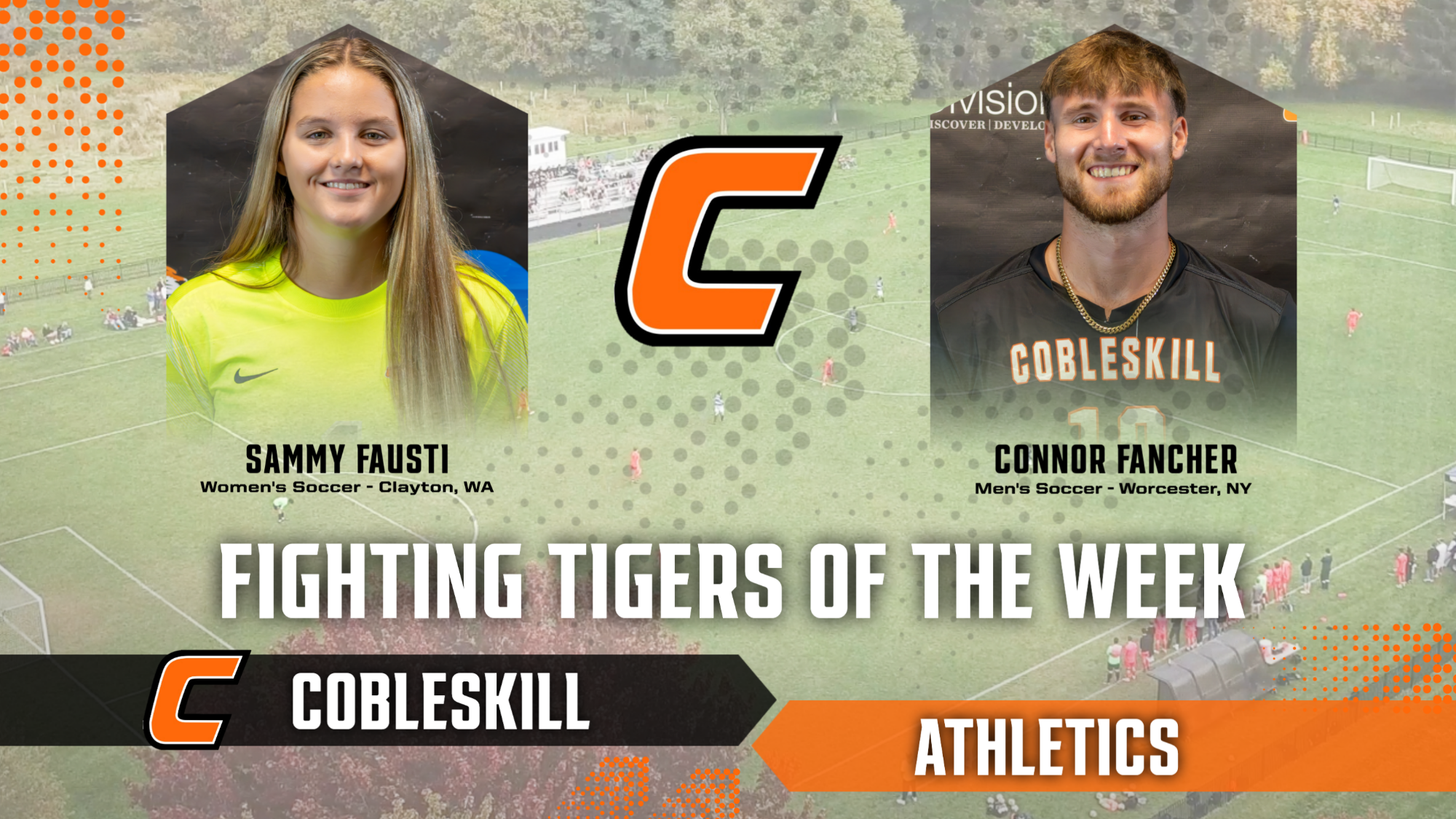 Cobleskill names Sammy Fausti and Connor Fancher Fighting Tigers of the Week 