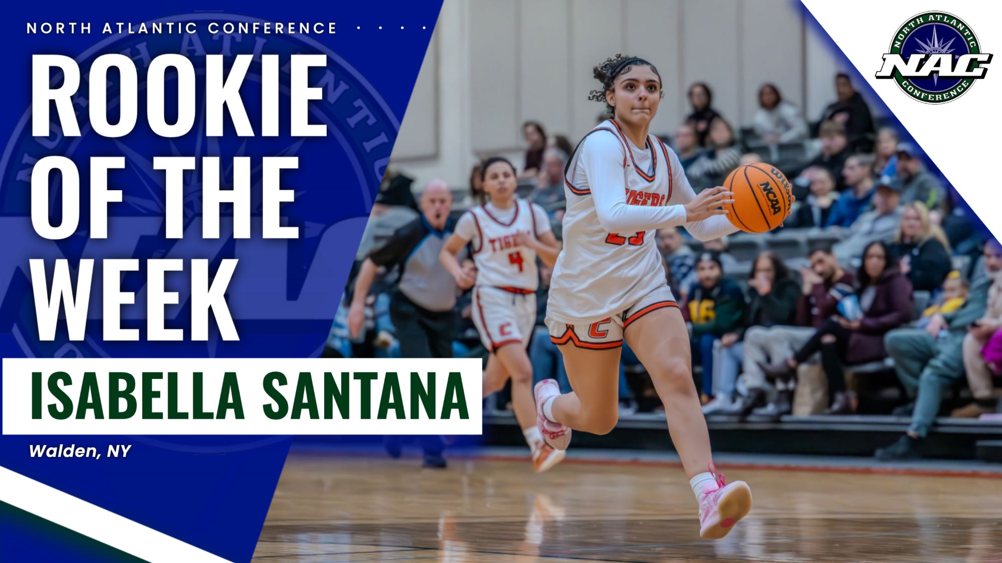 Isabella Santana NAC Rookie of the Week