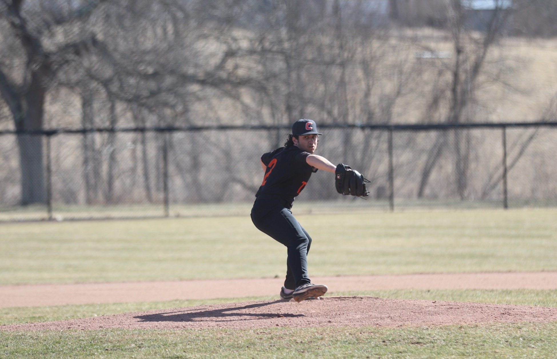 Connor Mulligan on the mound