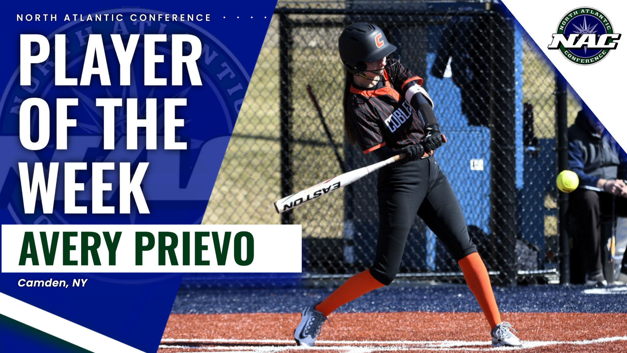 Avery named NAC Player of the Week 3/29/26