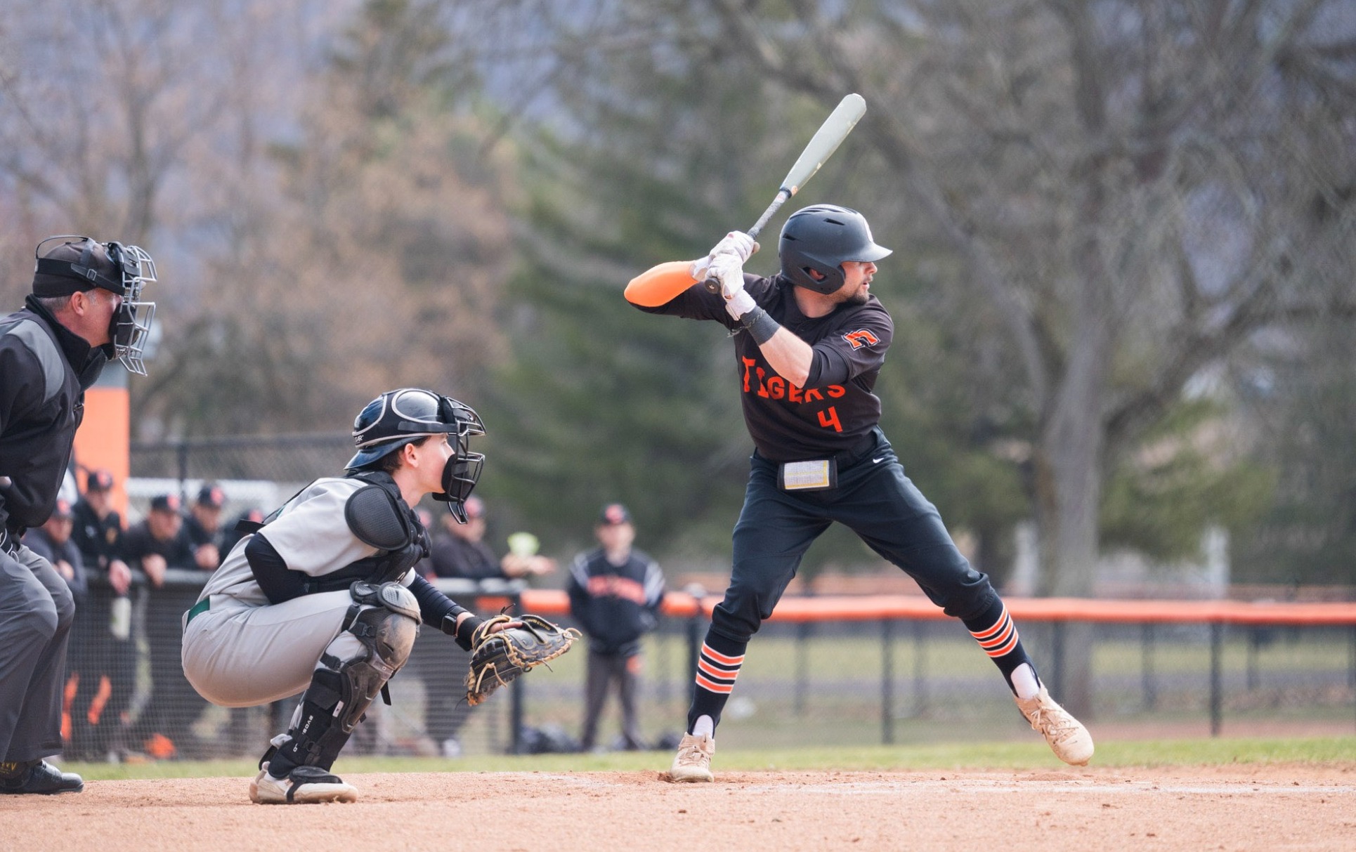 Ryan Lansing preparing for a hit