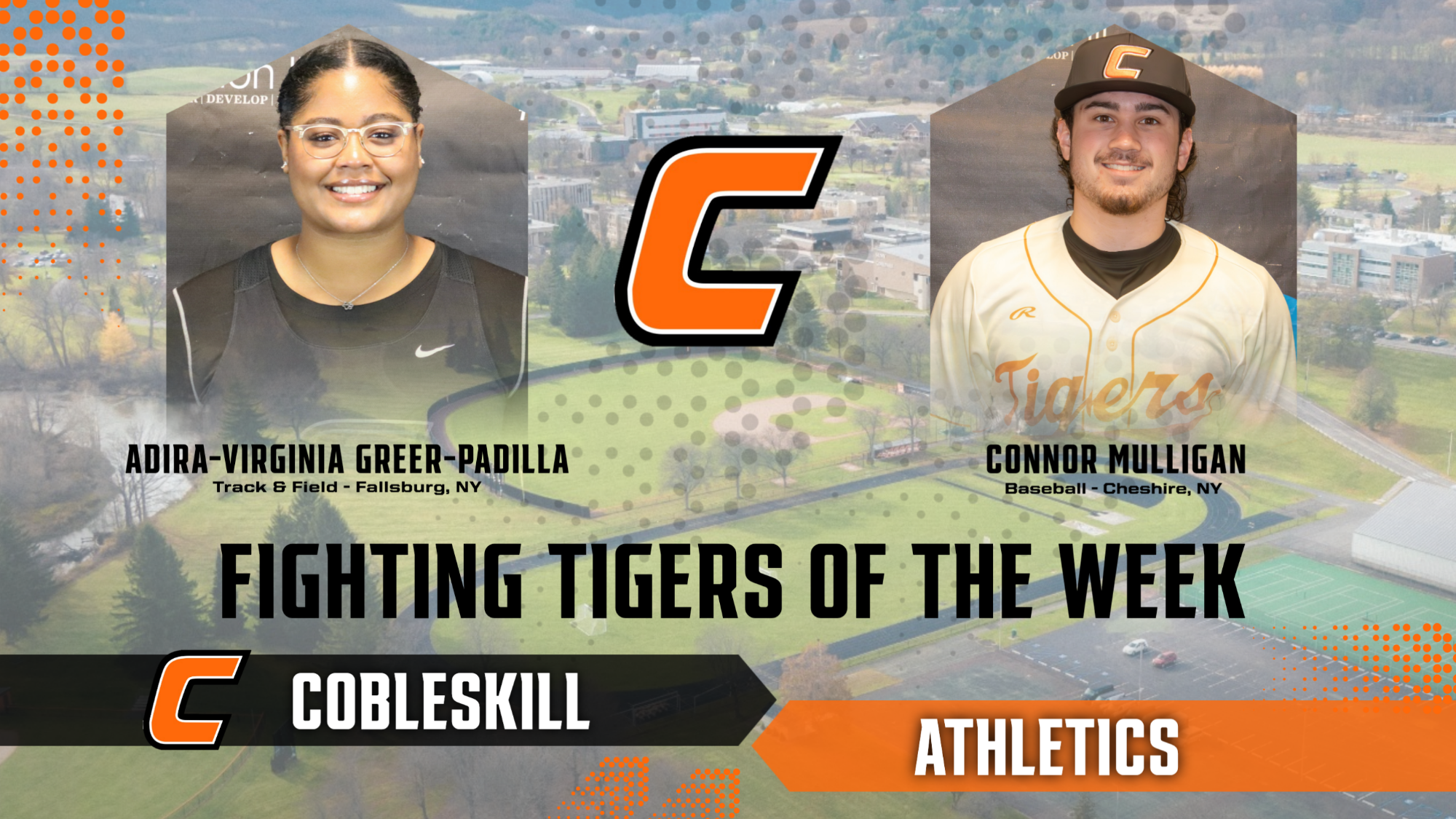 Greer-Padilla and Mulligan Named Fighting Tigers of the Week