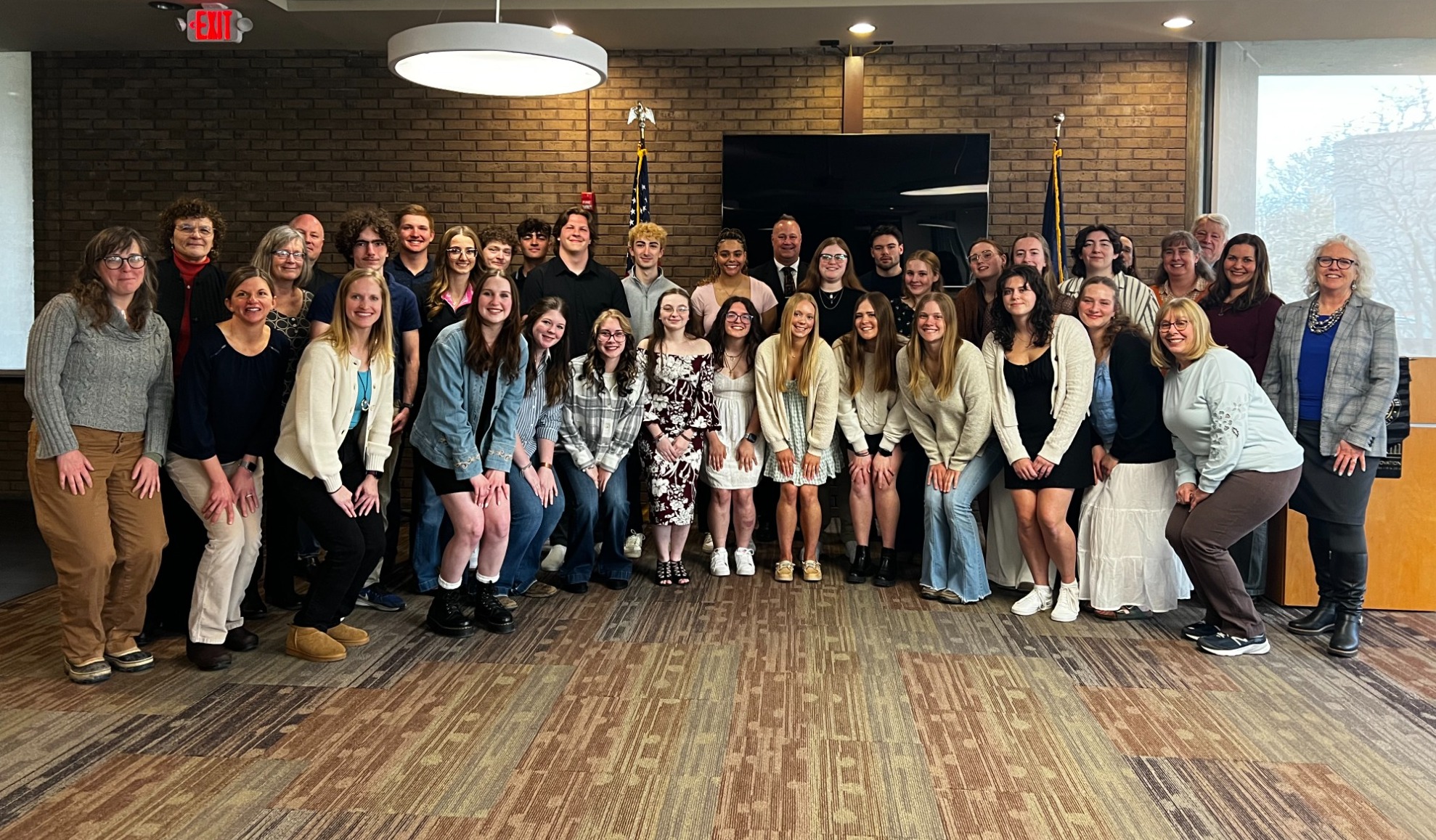 2026 Chi Alpha Sigma inductees and guests