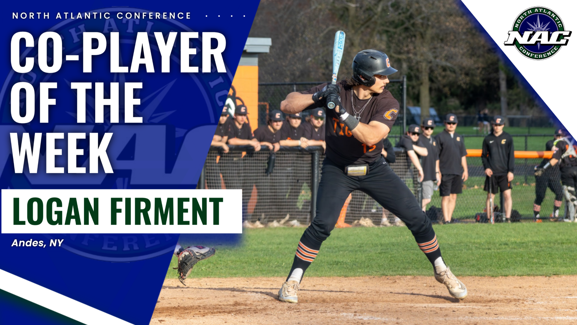 Firment named NAC Co-Player of the Week