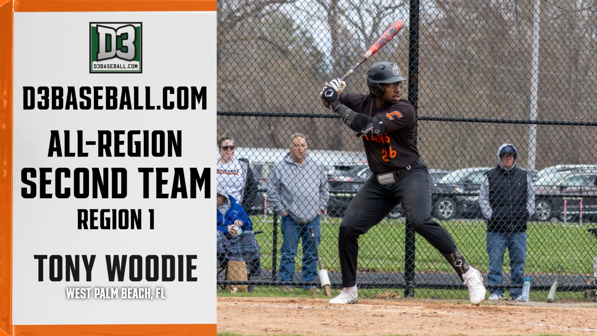 Woodie named to D3Baseball.com All-Region