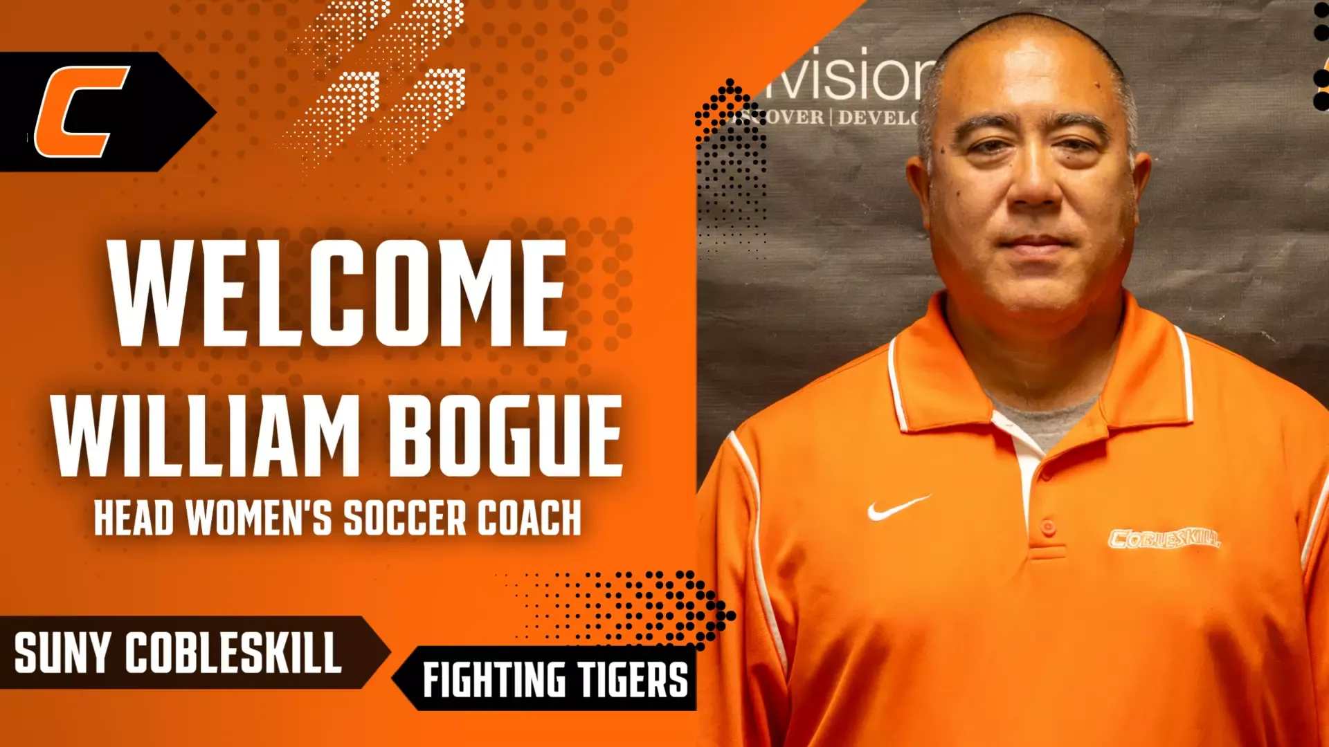 William Bouge named Interim Women's Soccer Coach