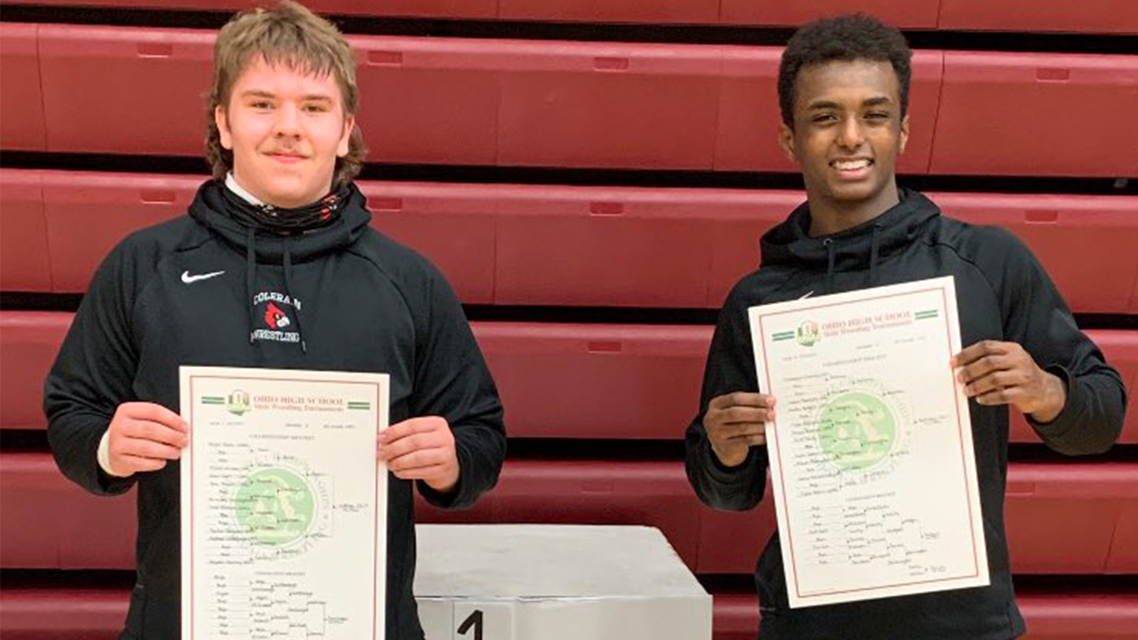 Cardinals Set School Record with 4 Sectional Wrestling Champions
