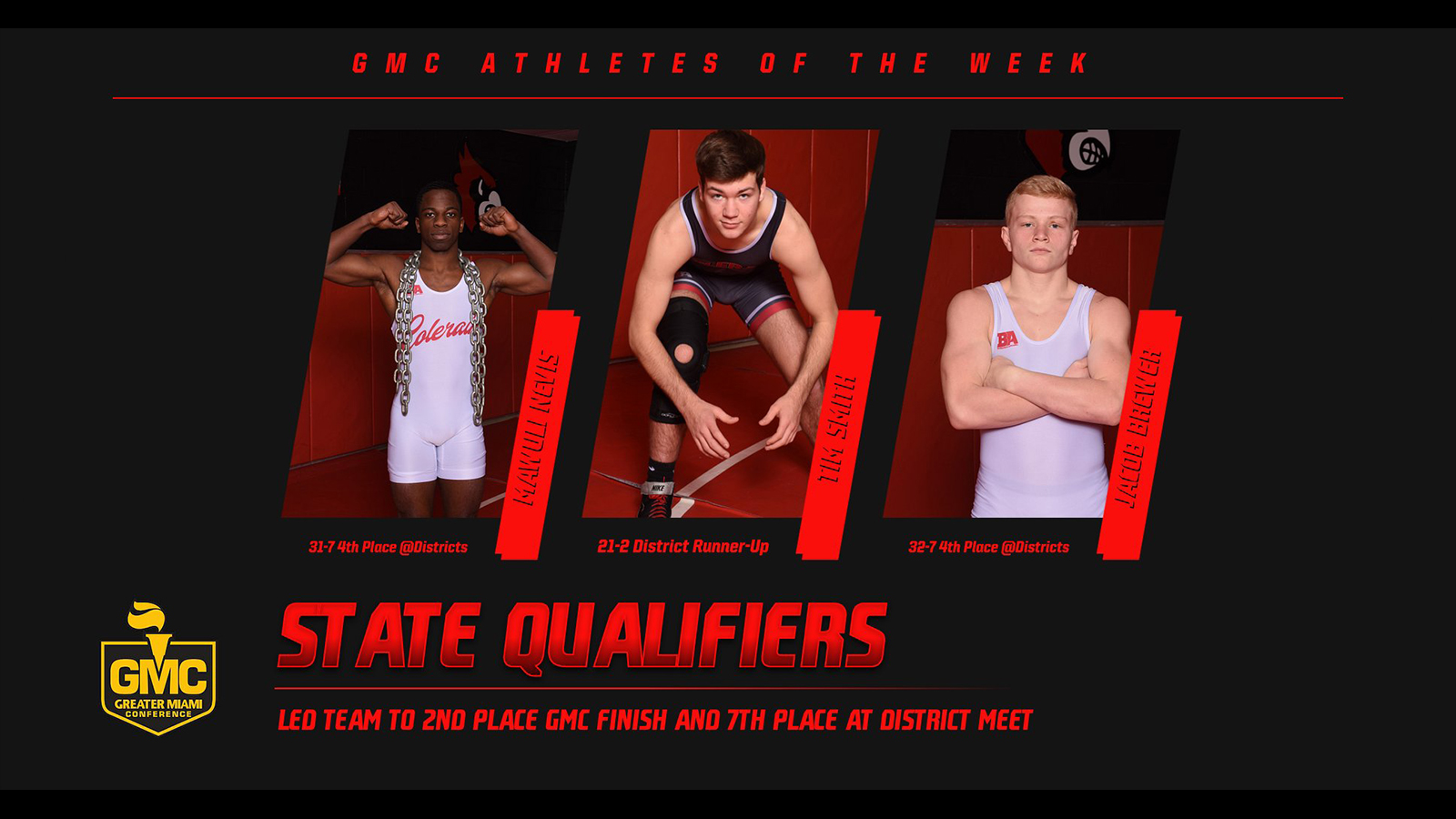 Mawuli, Tim, and Jacob are OHSAA State Qualifiers! Colerain Cardinals