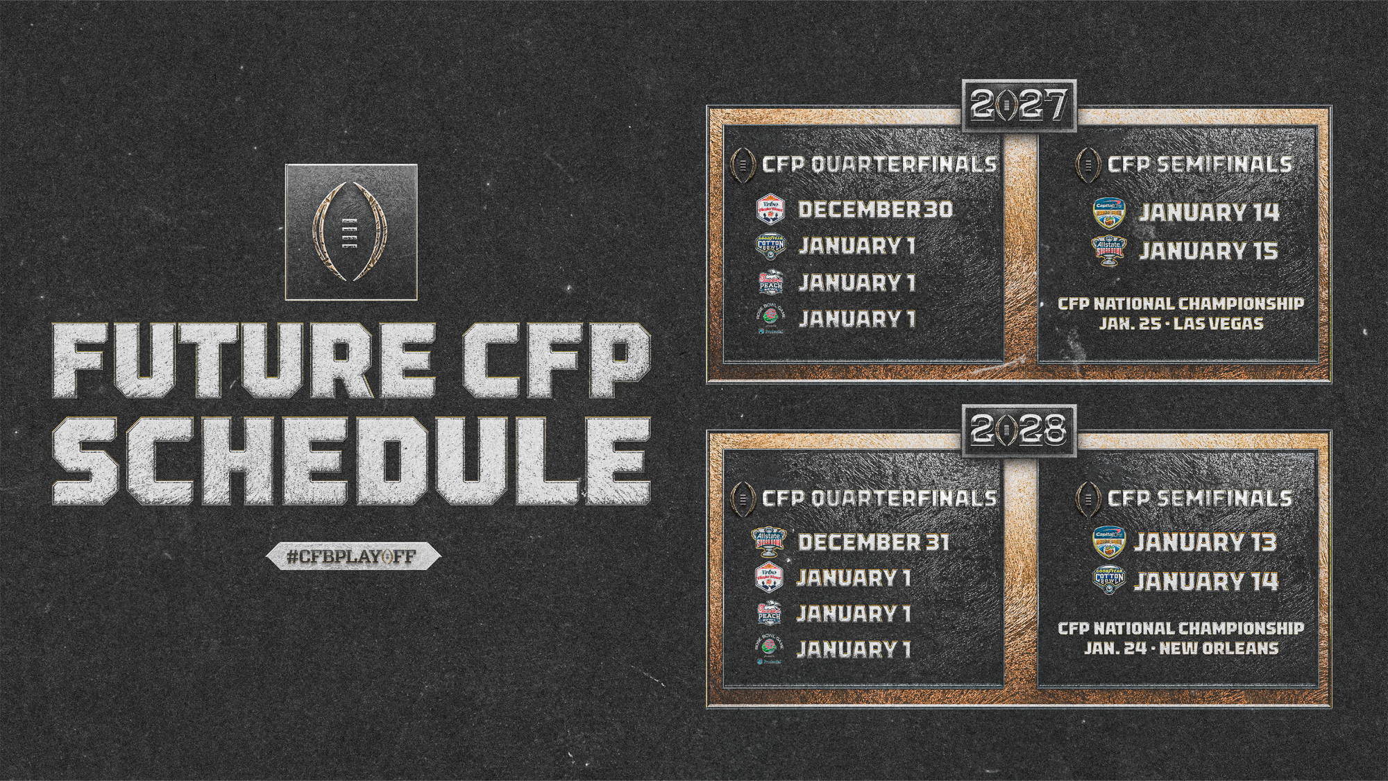 2026-27 and 2027-28 Bowl Schedule
