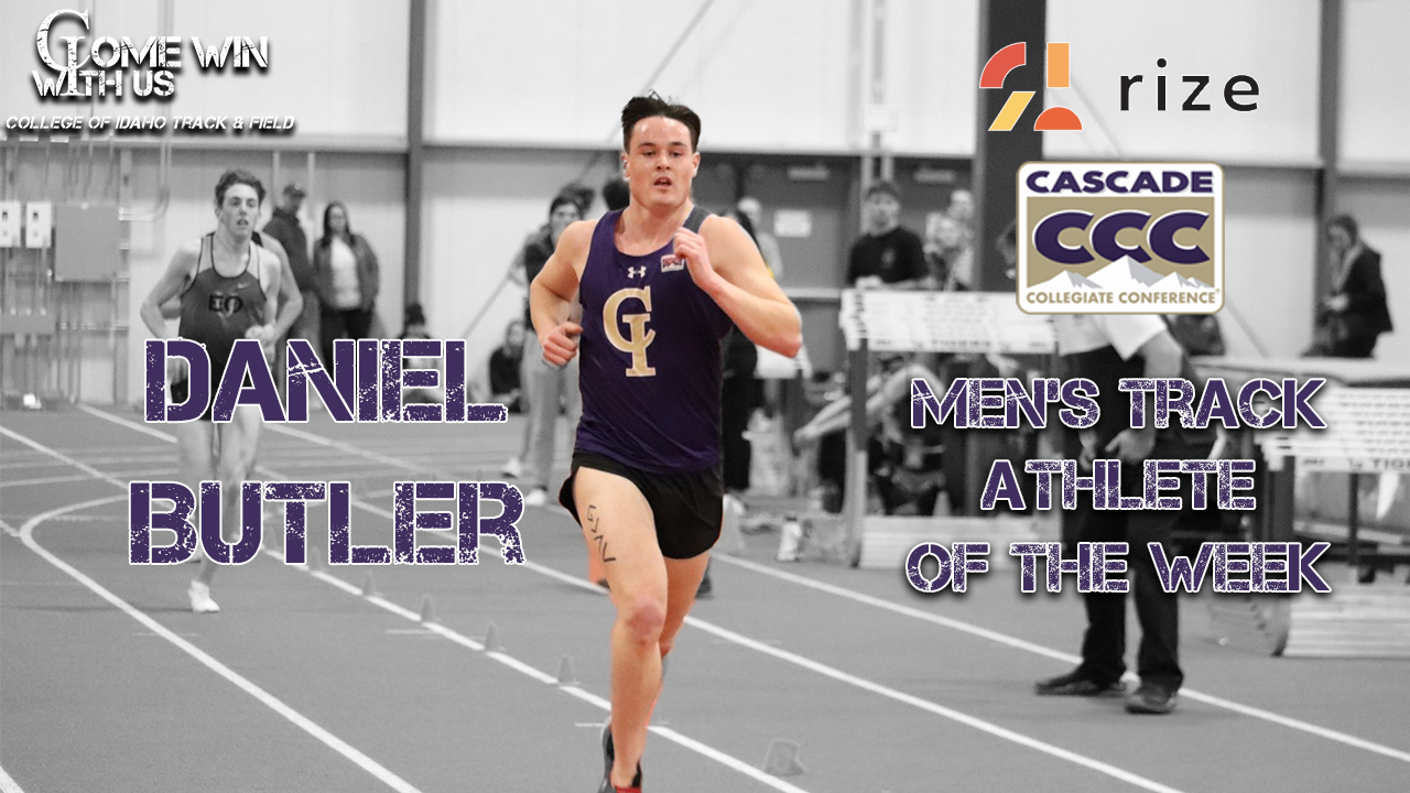Daniel Butler Named CCC / Rize Laboratory Men's Track Athlete of the