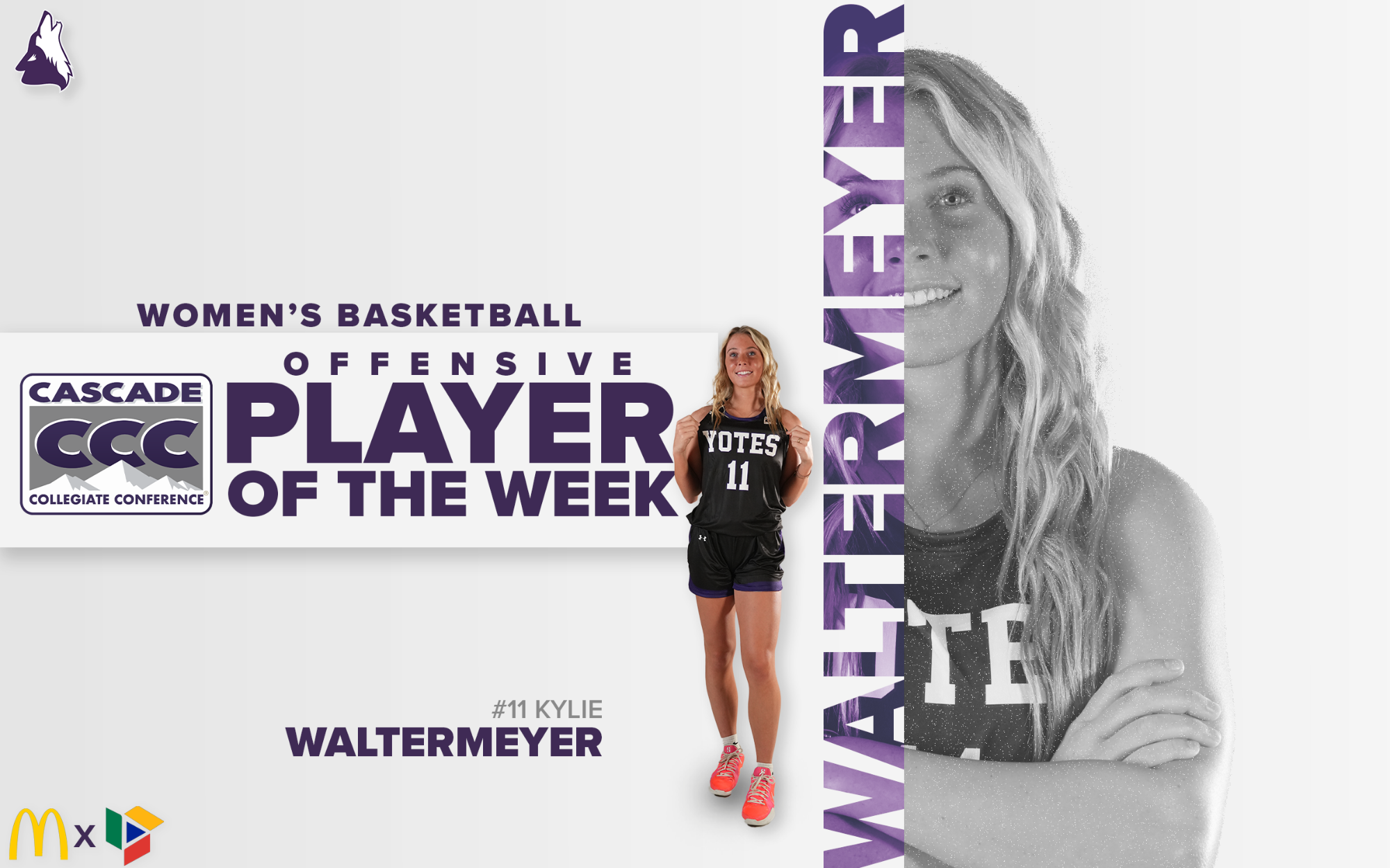 Waltermeyer wins CCC POTW because she balled out