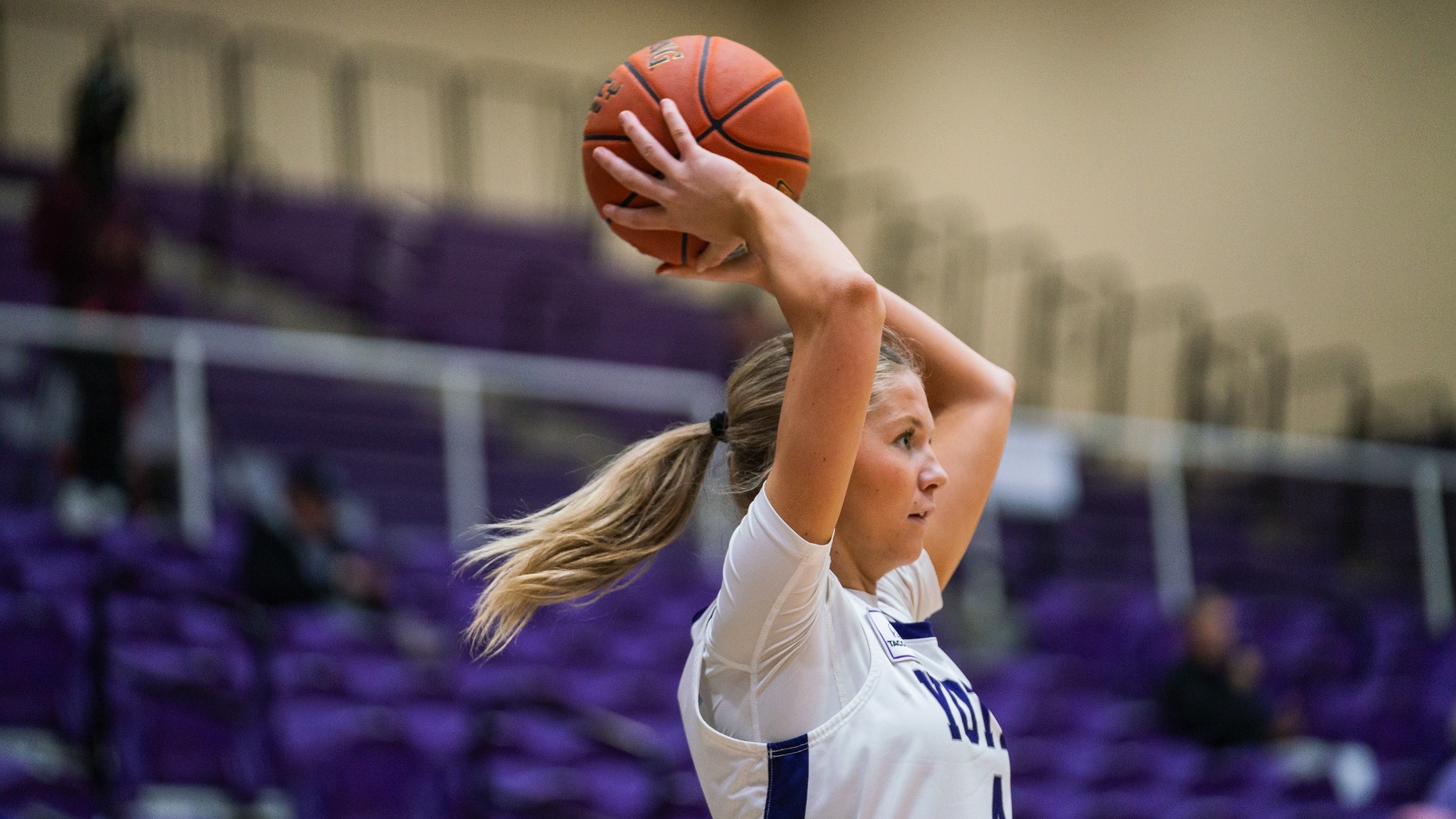 Riley Beck with the ball