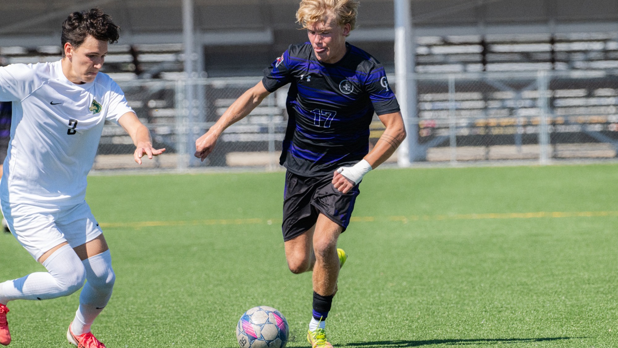 Roffey takes the ball