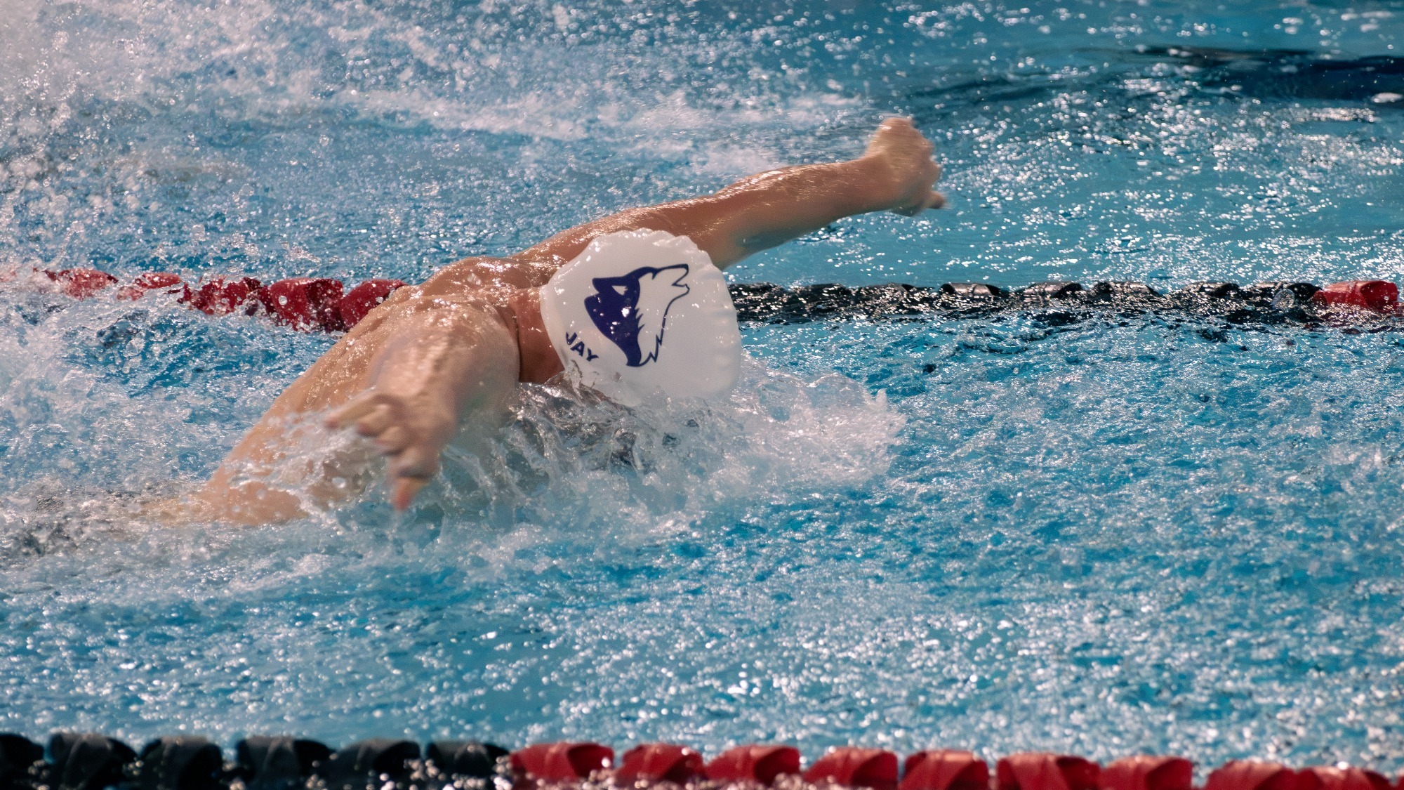Jay Jerricho doing his thing as a swimmer