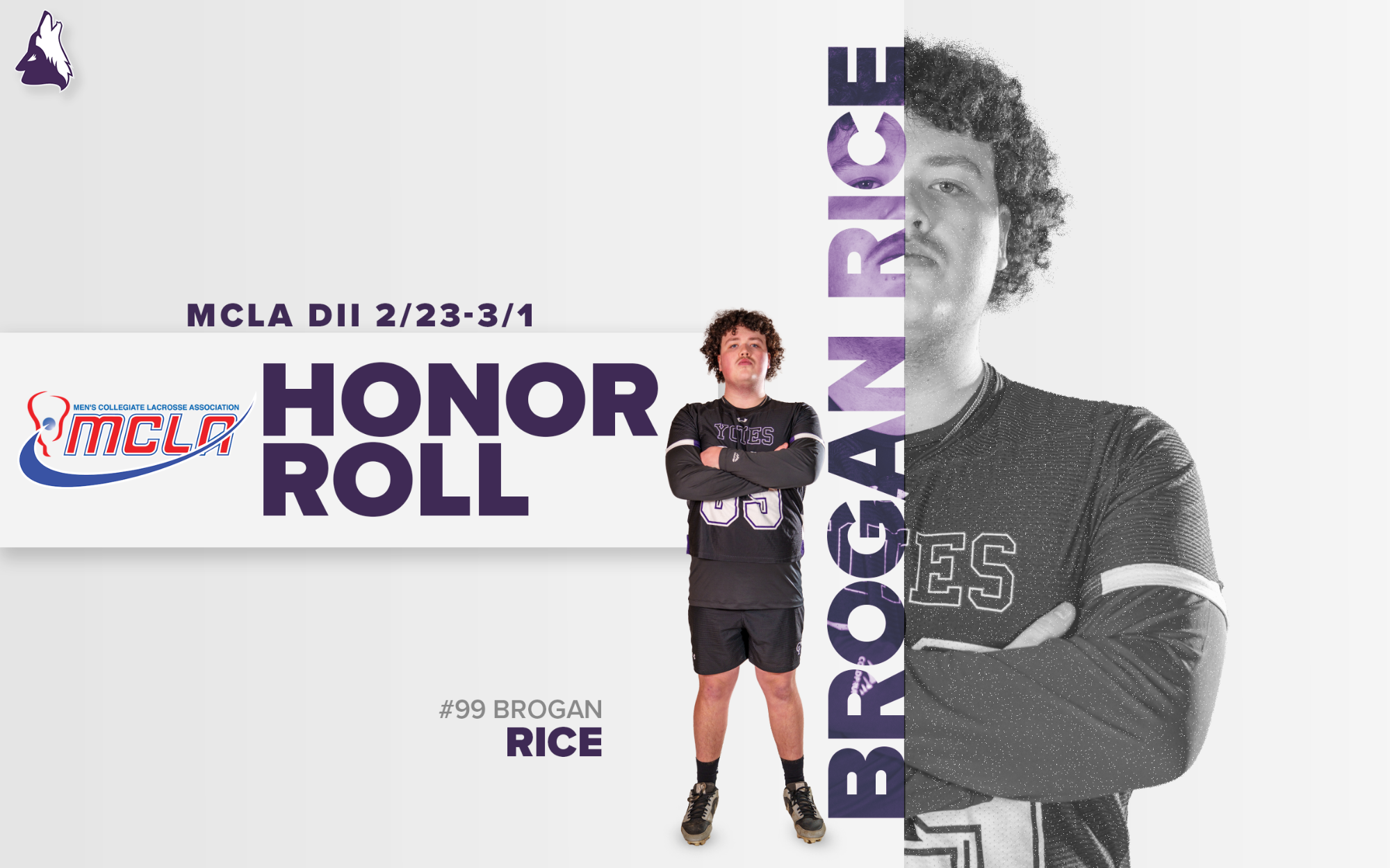 Brogan Rice the GOAT between the pipes