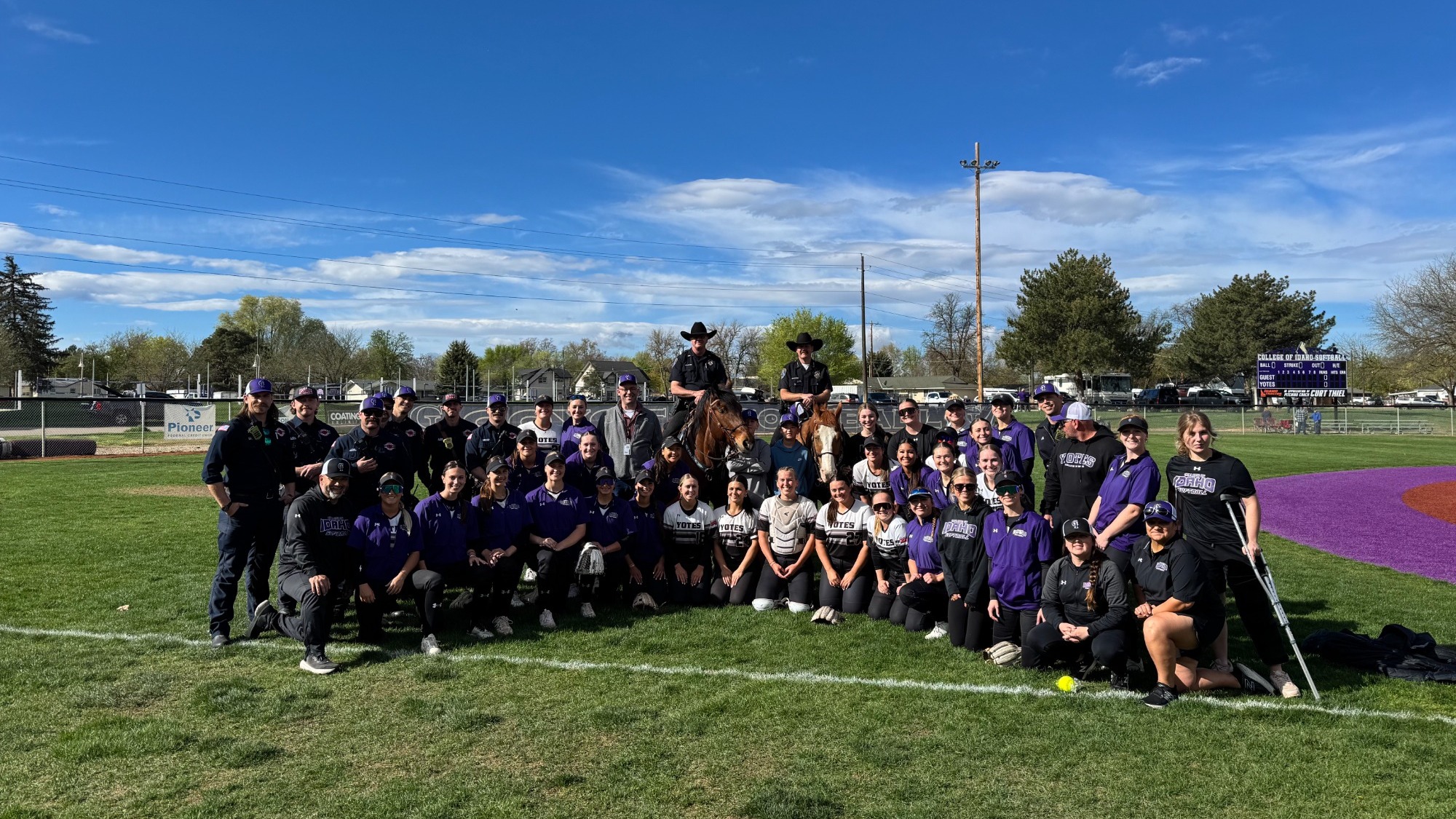 team on first responders day