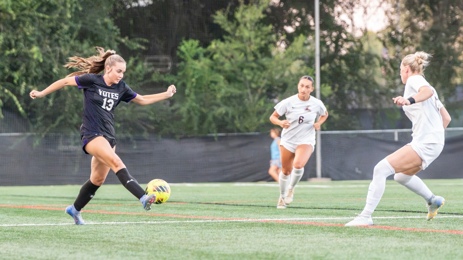 Gwen Peterson on the ball