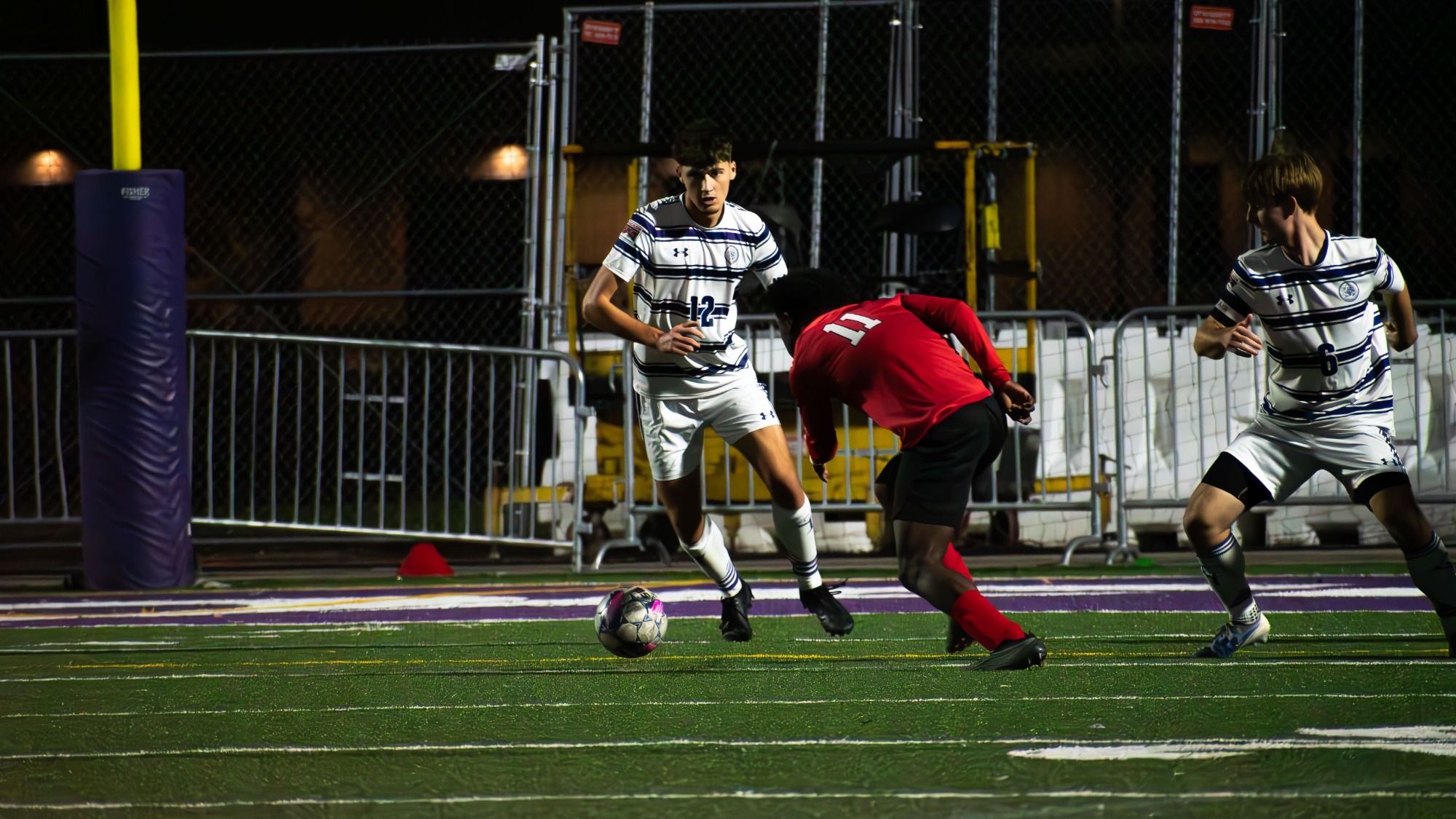 Yote dribbling soccer ball