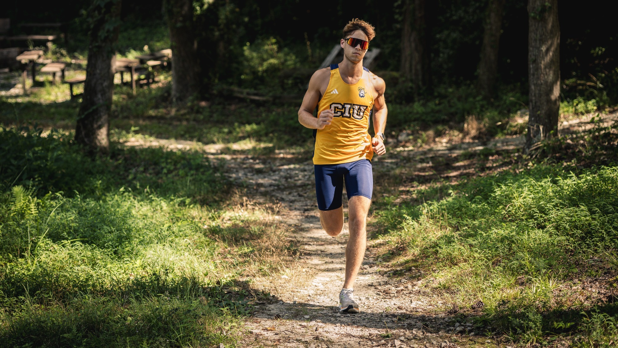 Mark Zagata runs cross fro CIU 