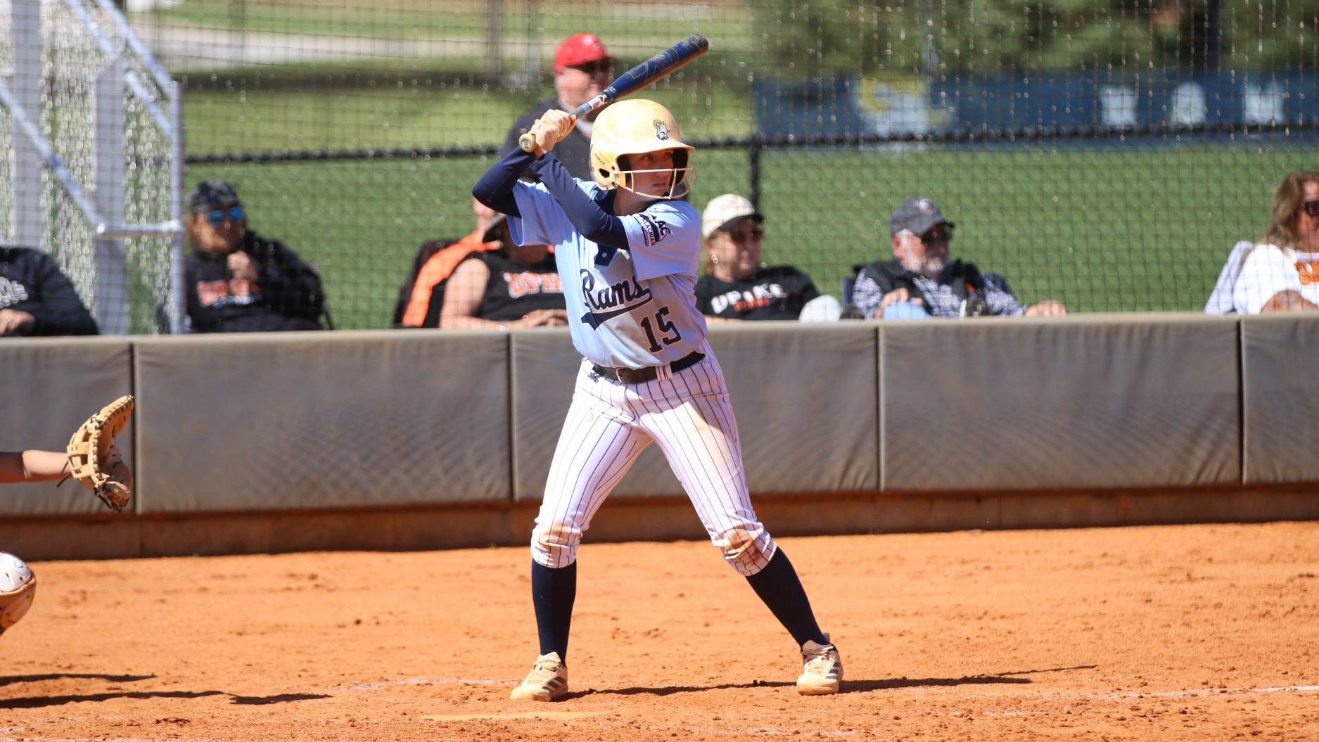 Sophia Noriega-Mora stands at the plate 