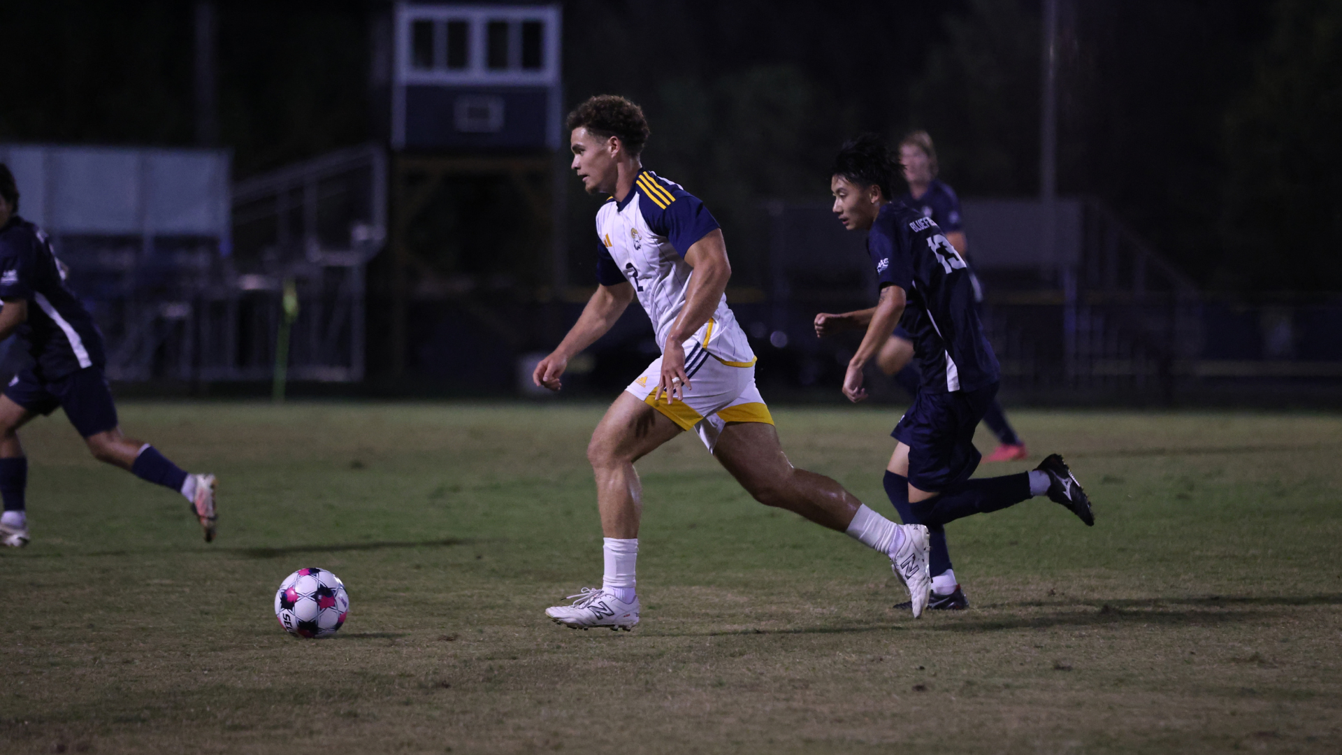 Josiah Clermont dribbles donw field for CIU