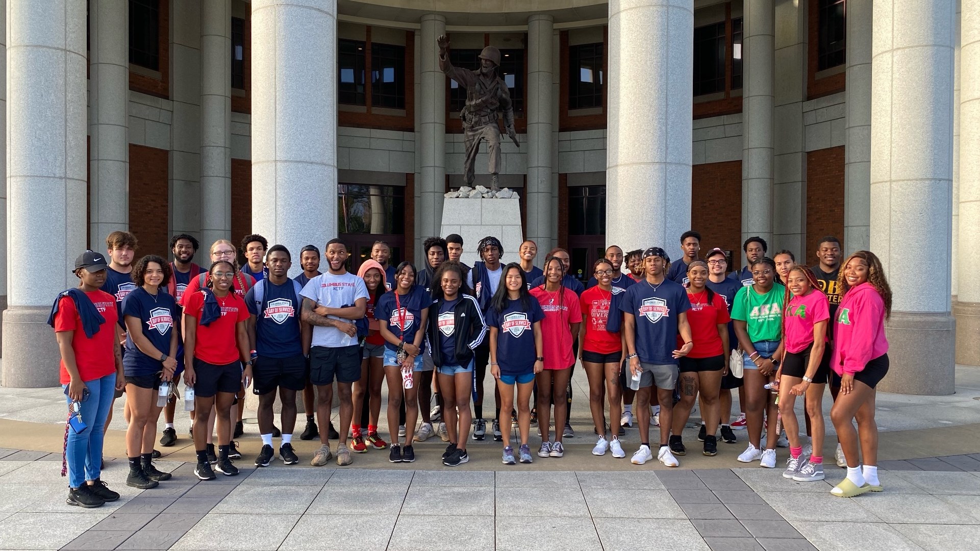 A group of Cougars at the National Infantry Museum in Columbus, Ga.