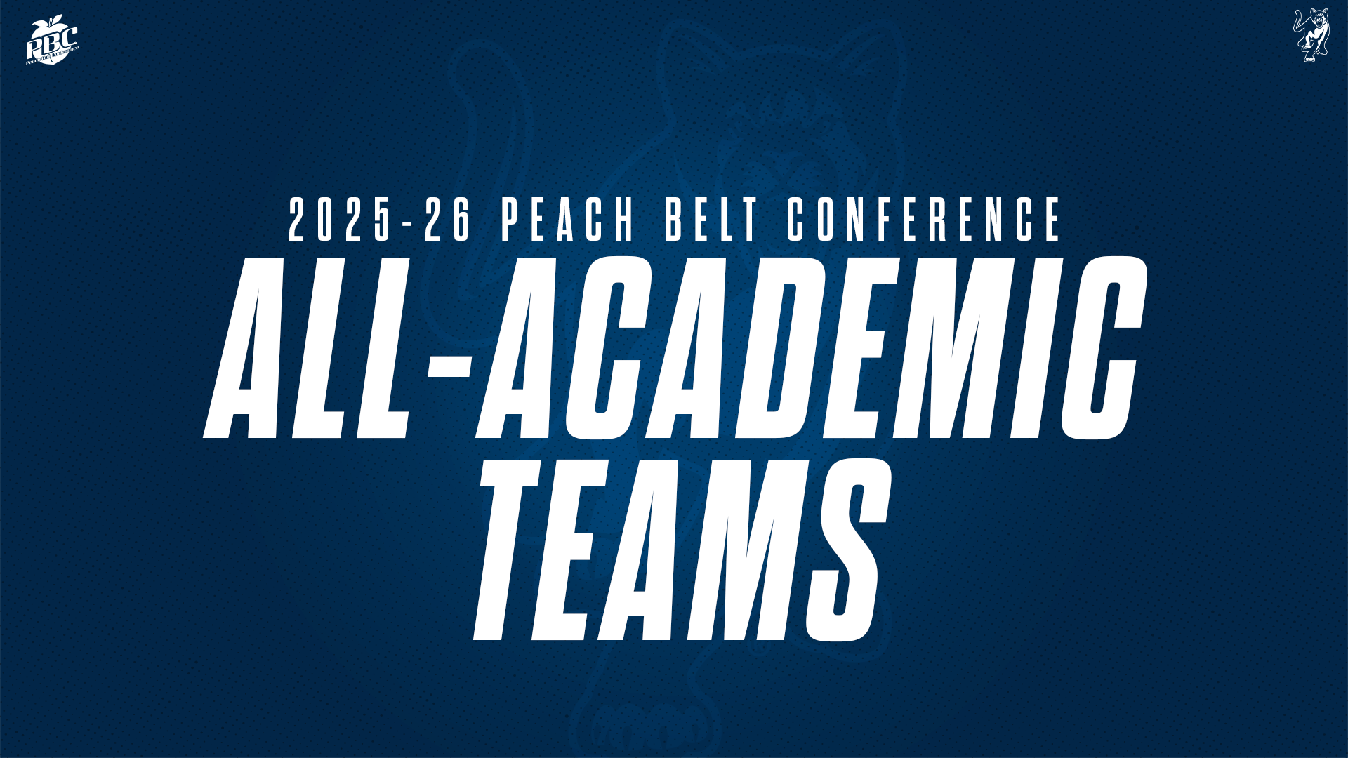 2025-26 PBC All-Academic Teams