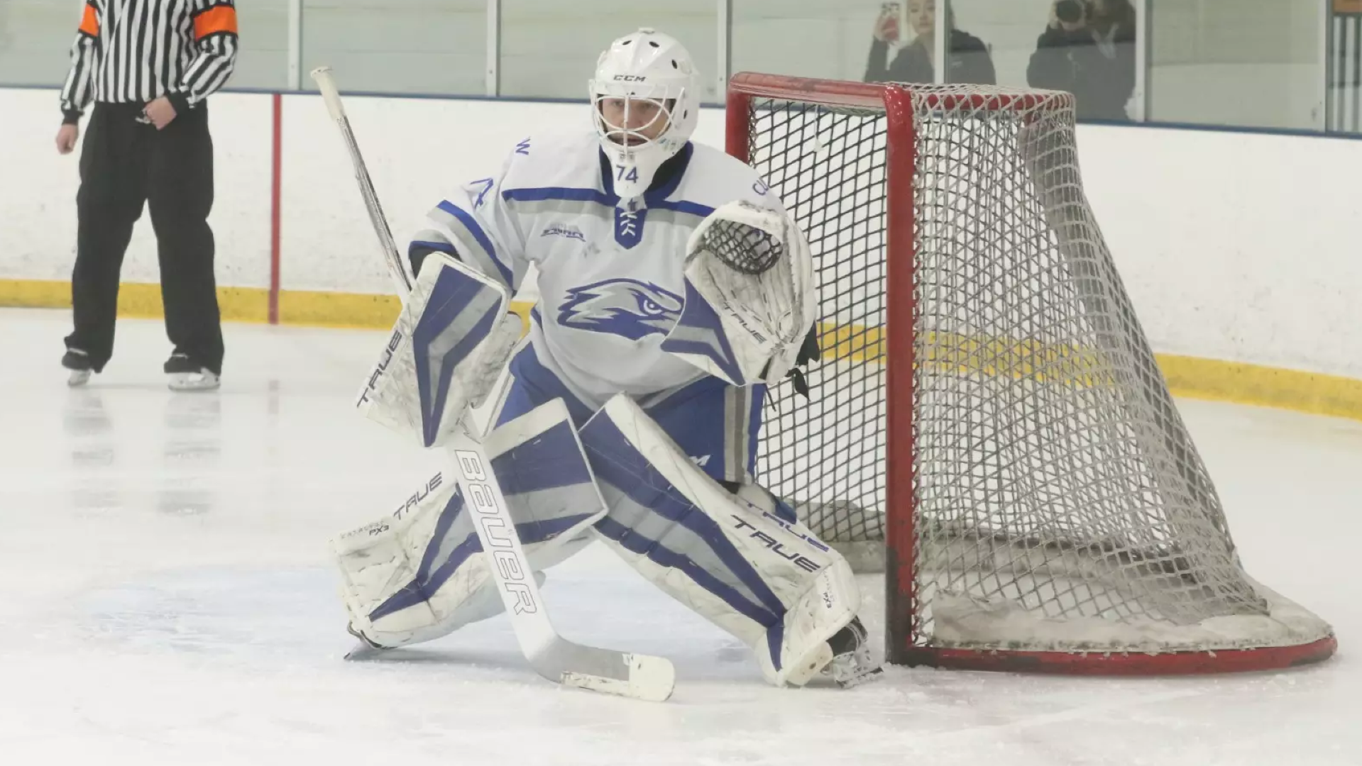 Austin Bartell in the crease.