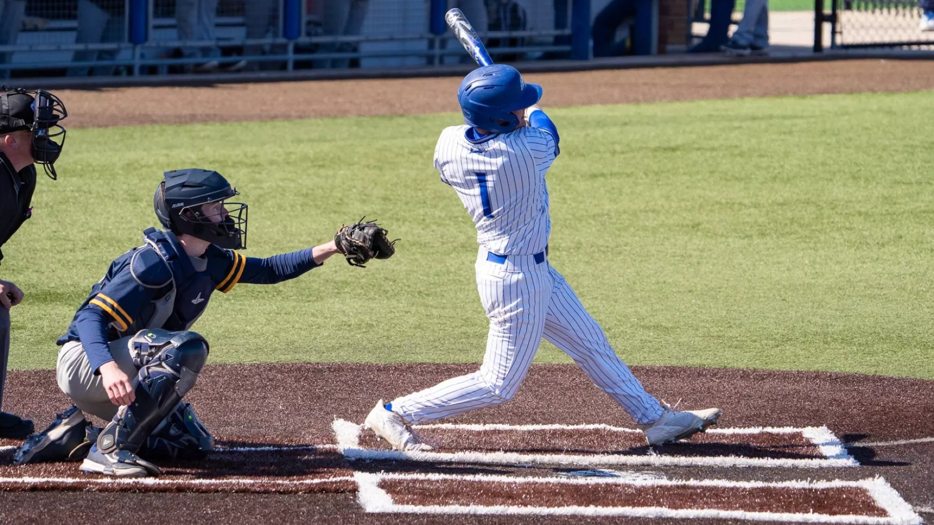 Alex Ames at the plate.