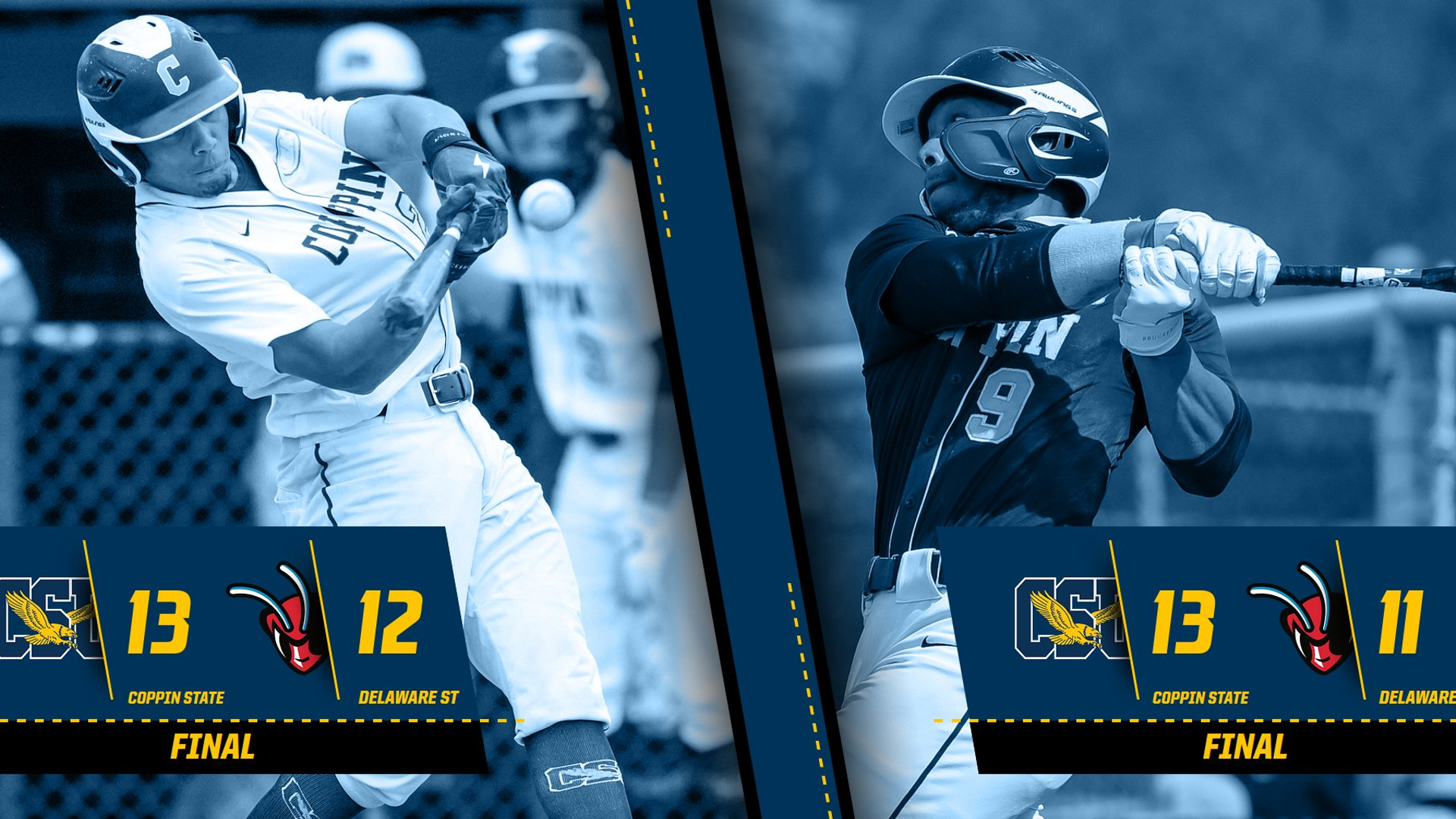 Baseball Sweeps Pair of HighScoring Games at Delaware State Coppin