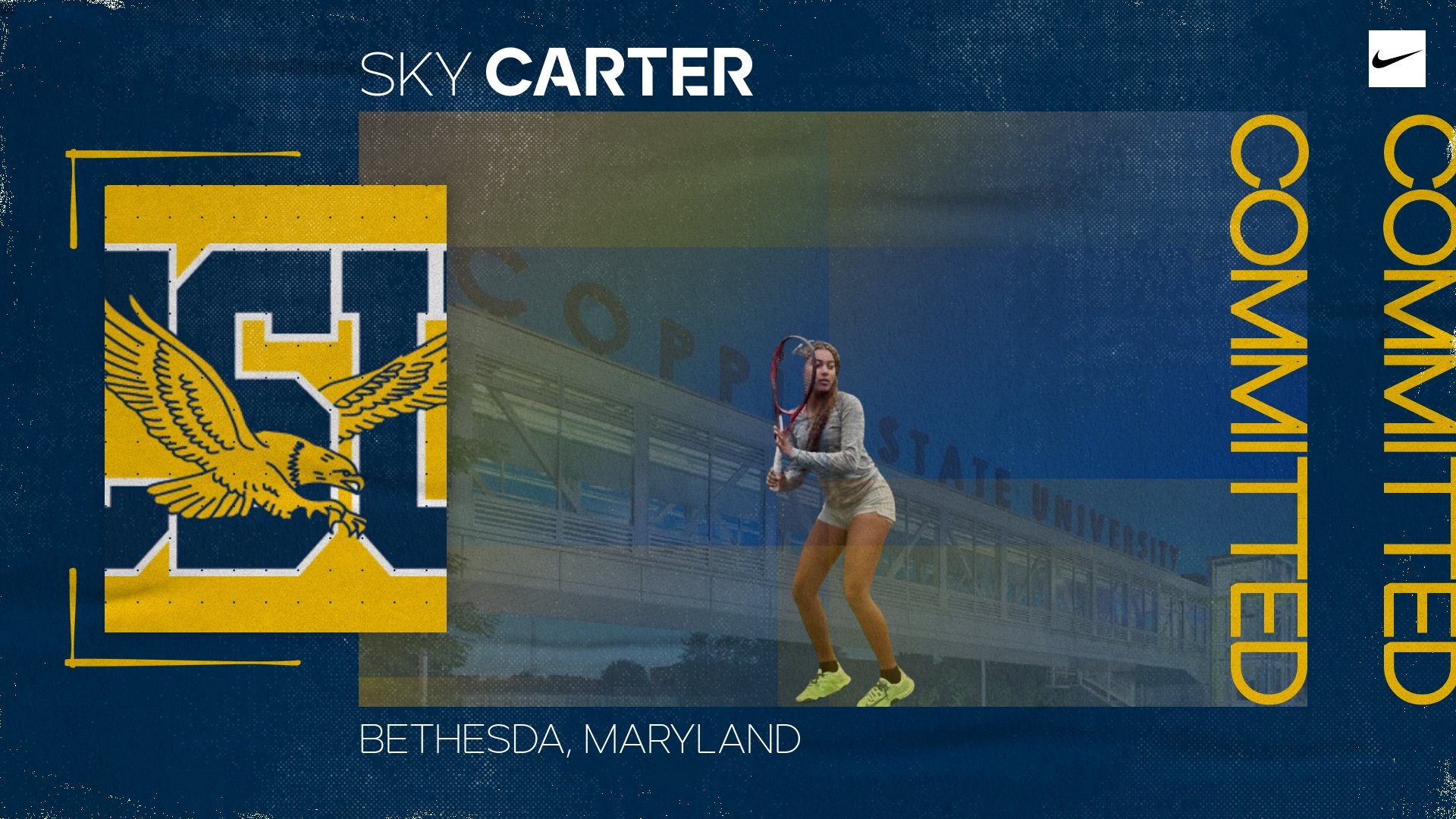 sky carter womens tennis signed