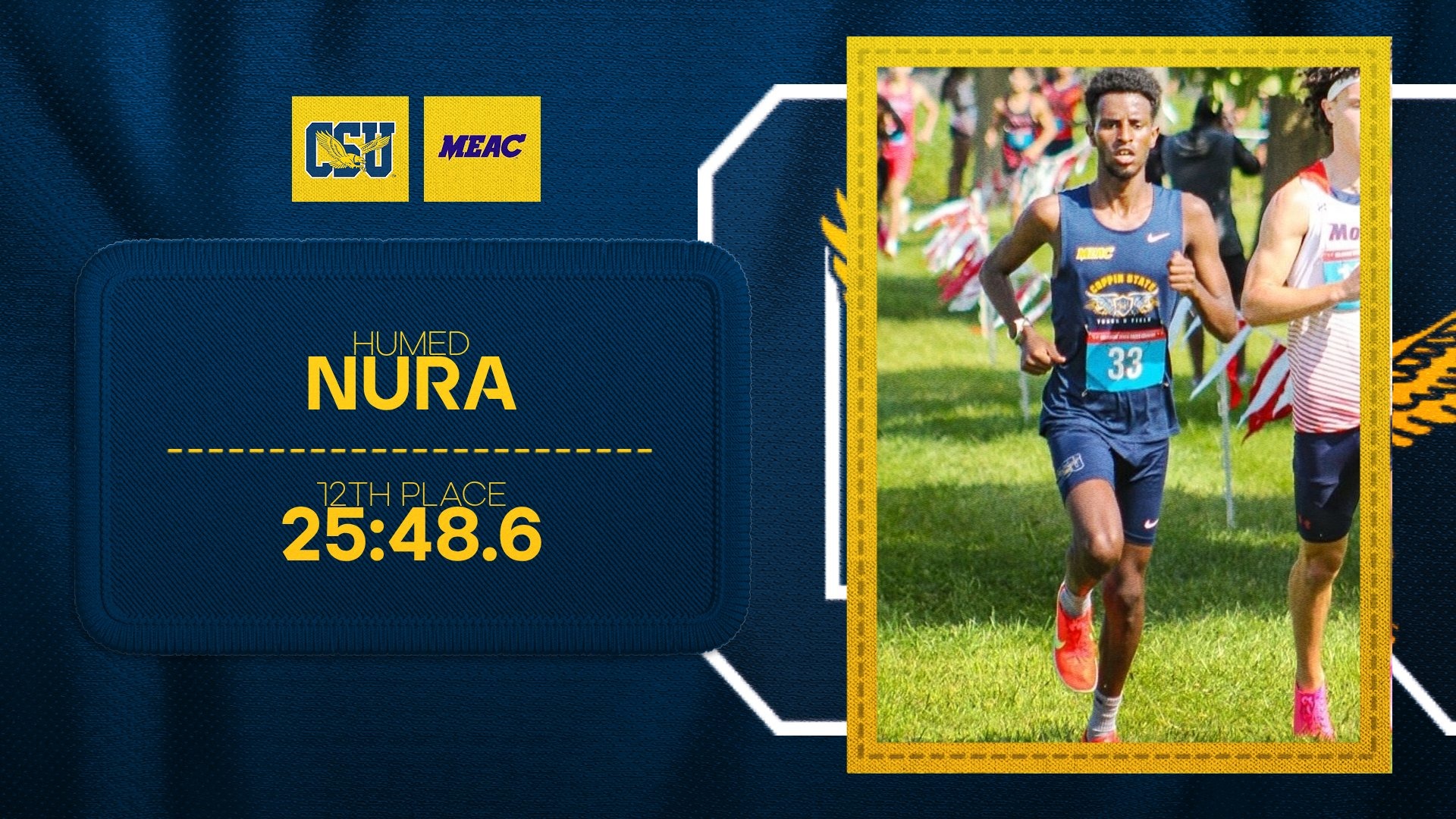 Nura Takes 12th at MEAC Championships