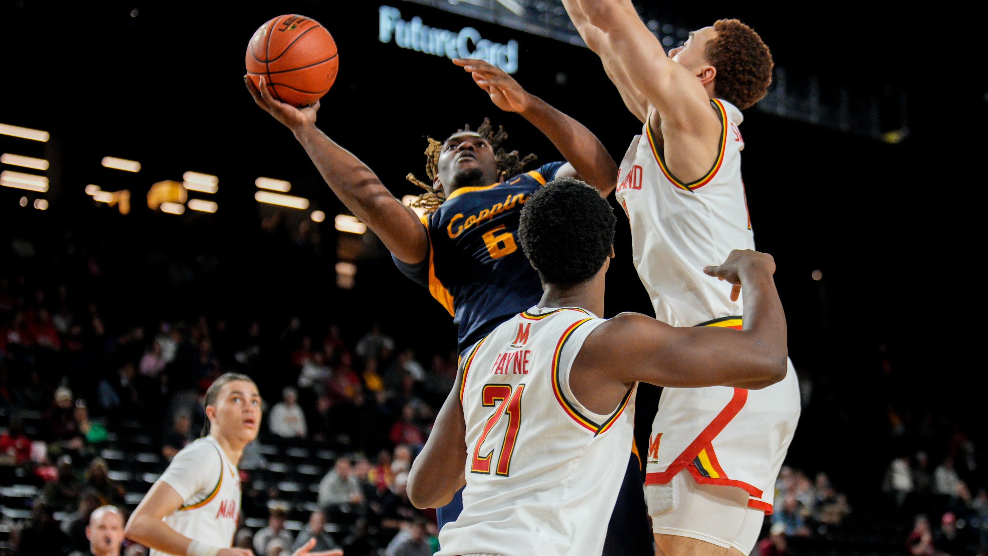 DeMariontay Hall  with tough bucket vs. Maryland