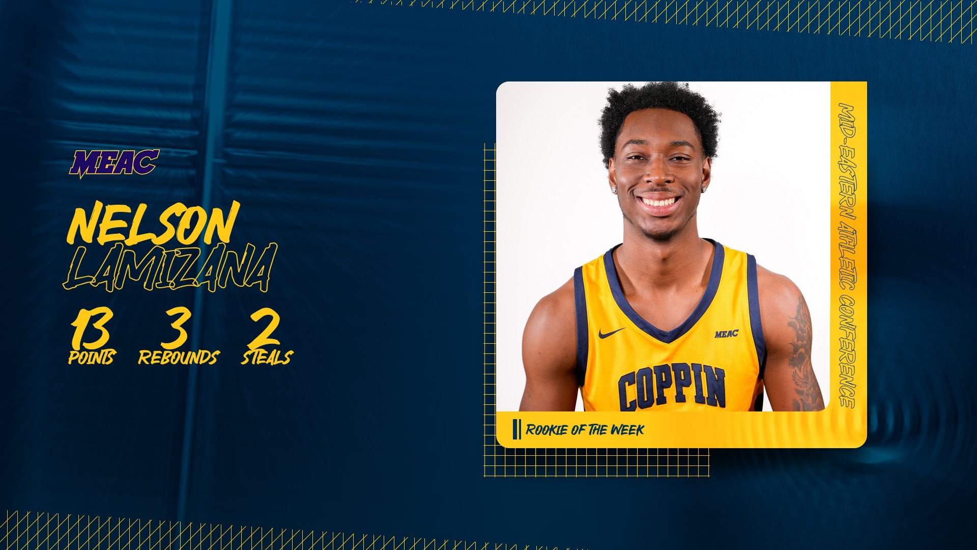 Lamizana MEAC Rookie of the Week 120825