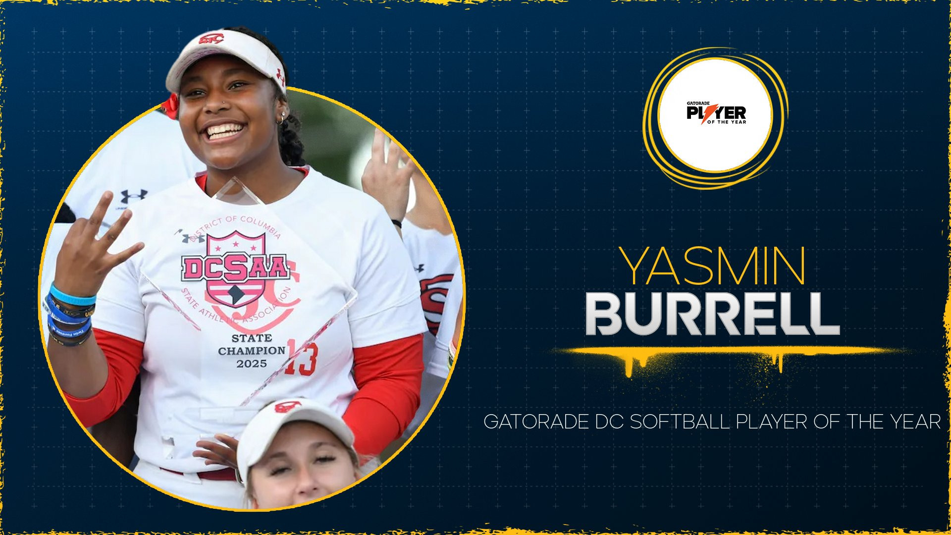 Yasmin Burrell Gatorade POTY
