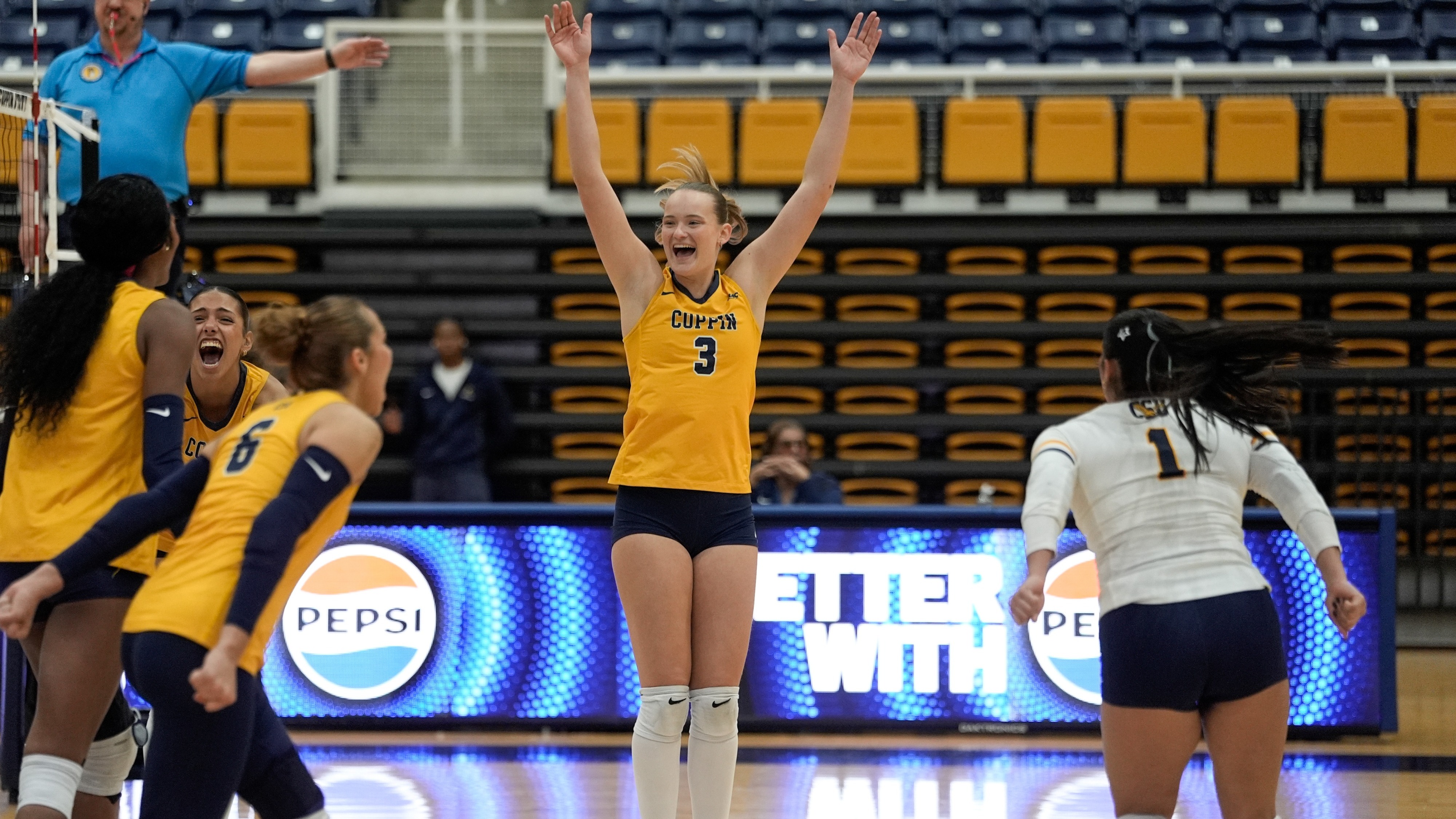 Rovello Celebrates Point vs. UMES