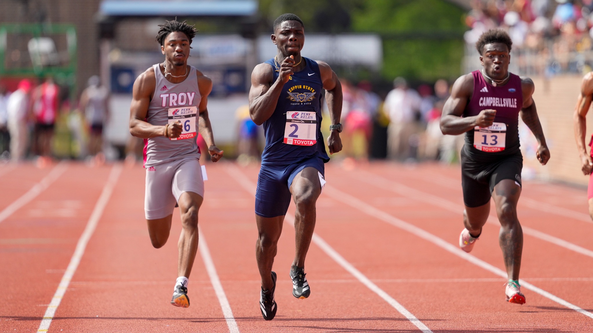 Hammond Sprints 100 at NCAA Regionals