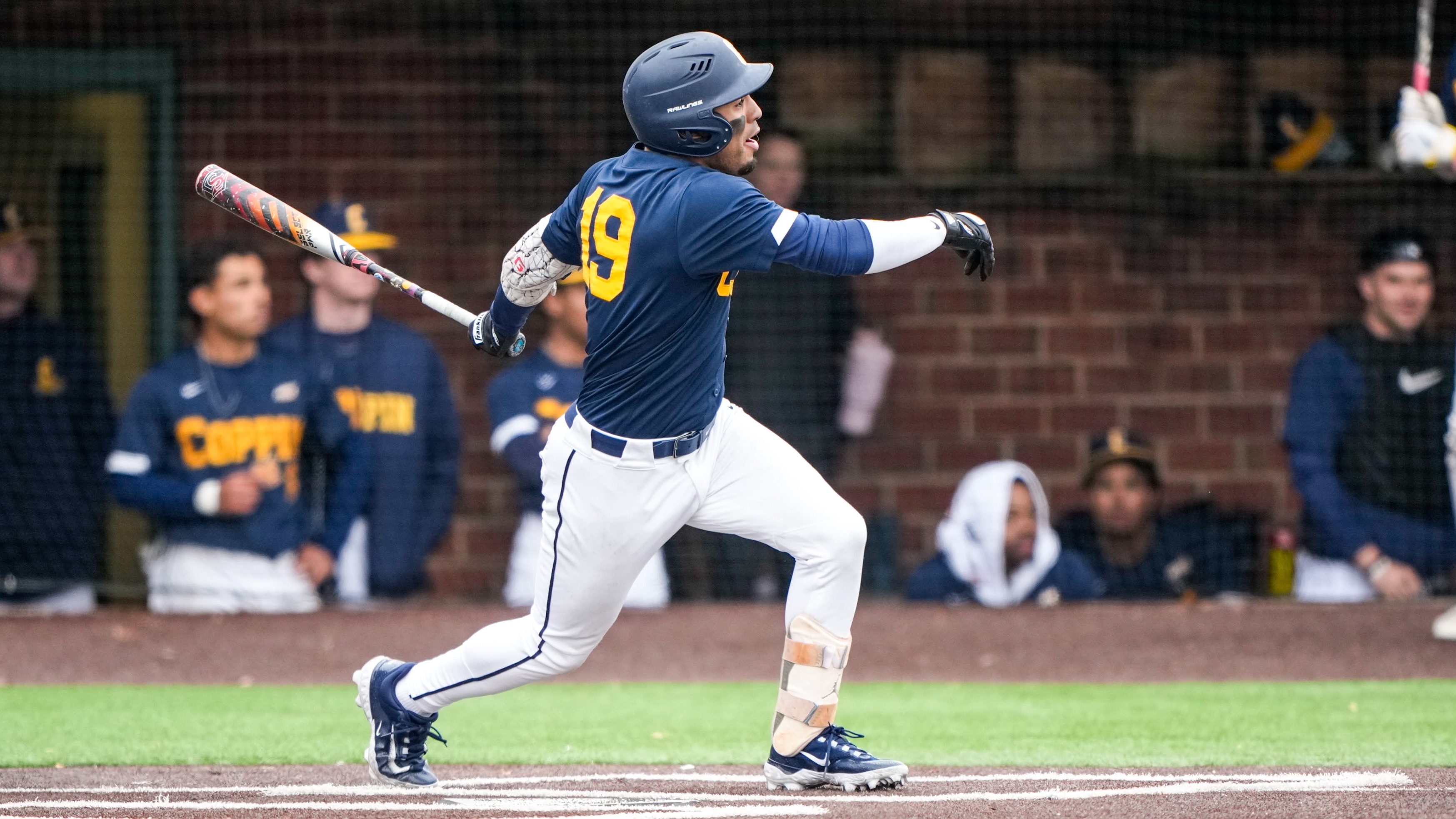 Agosto base hit vs Mercyhurst 