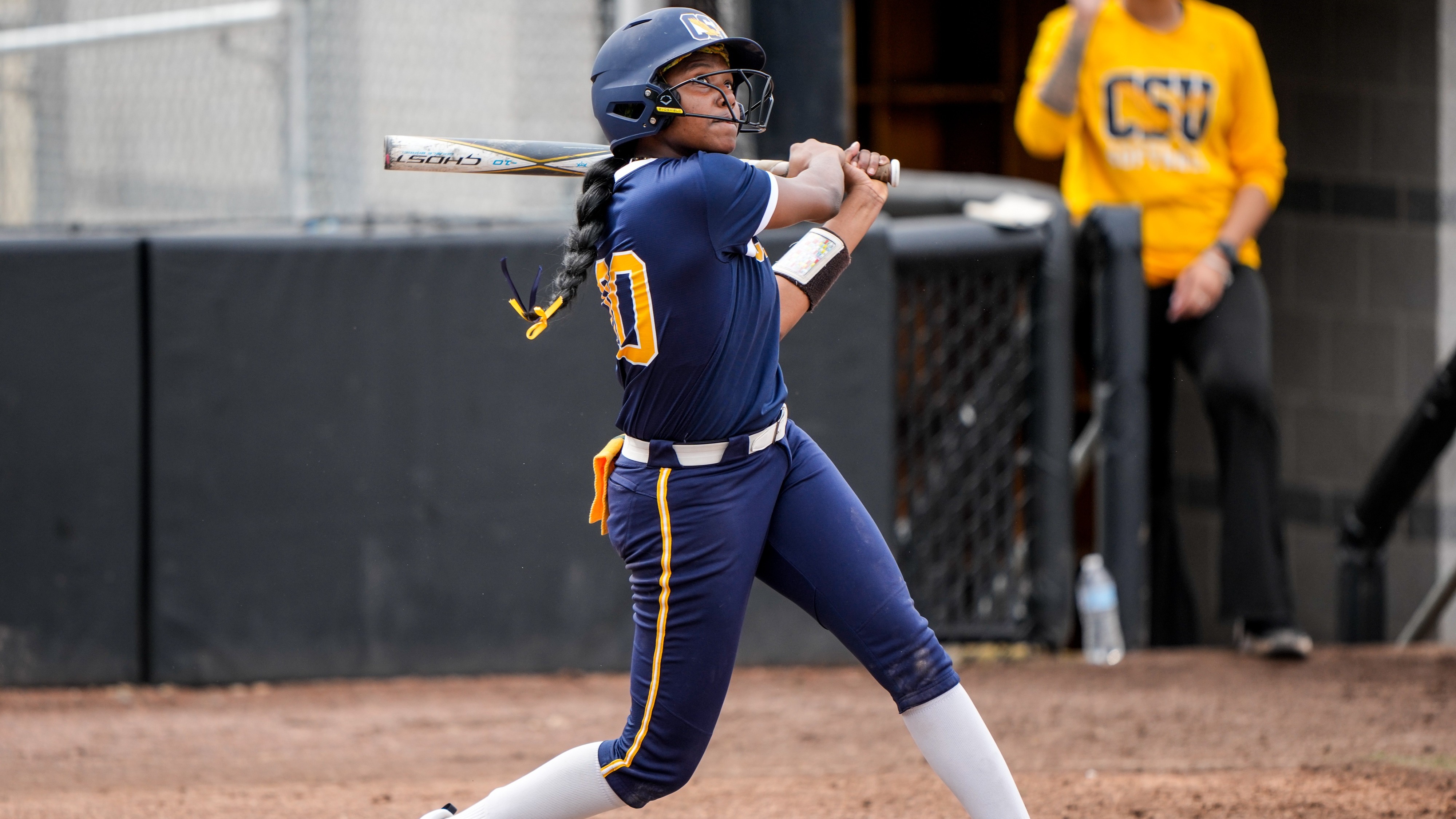 Brooklyn Lee-Scott connects for hit at Towson