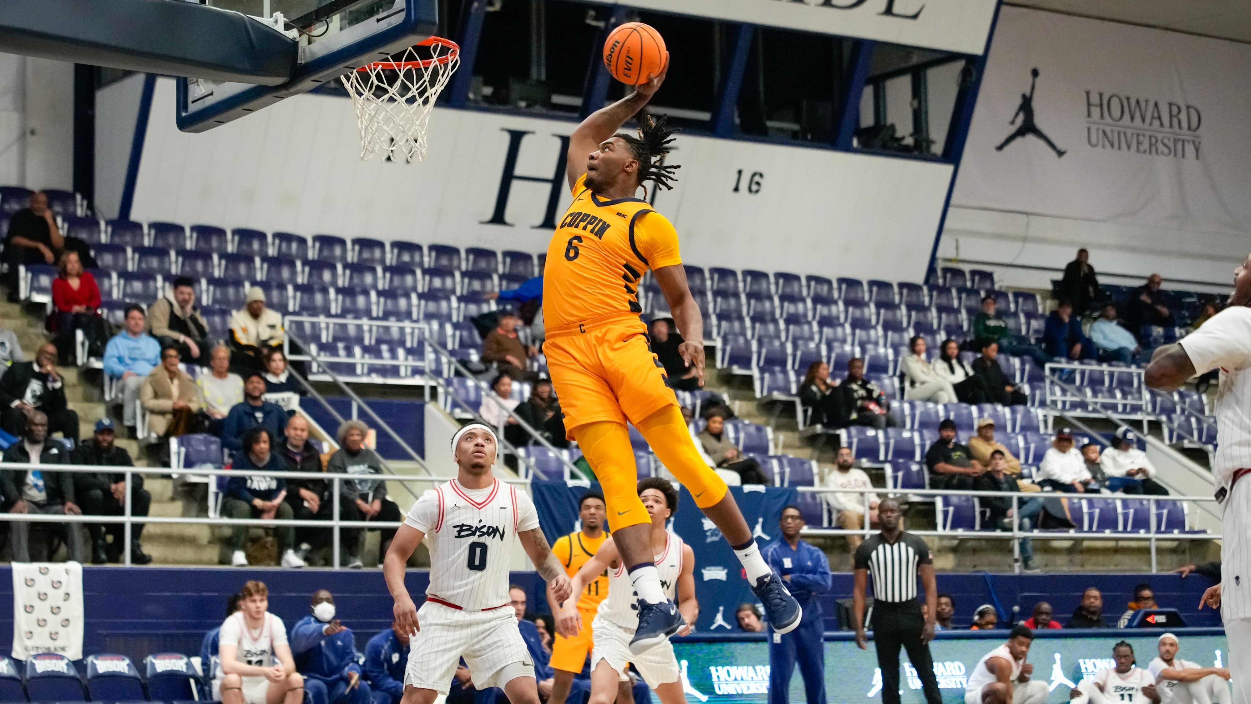 DeMariontay Hall Skies for Dunk at Howard