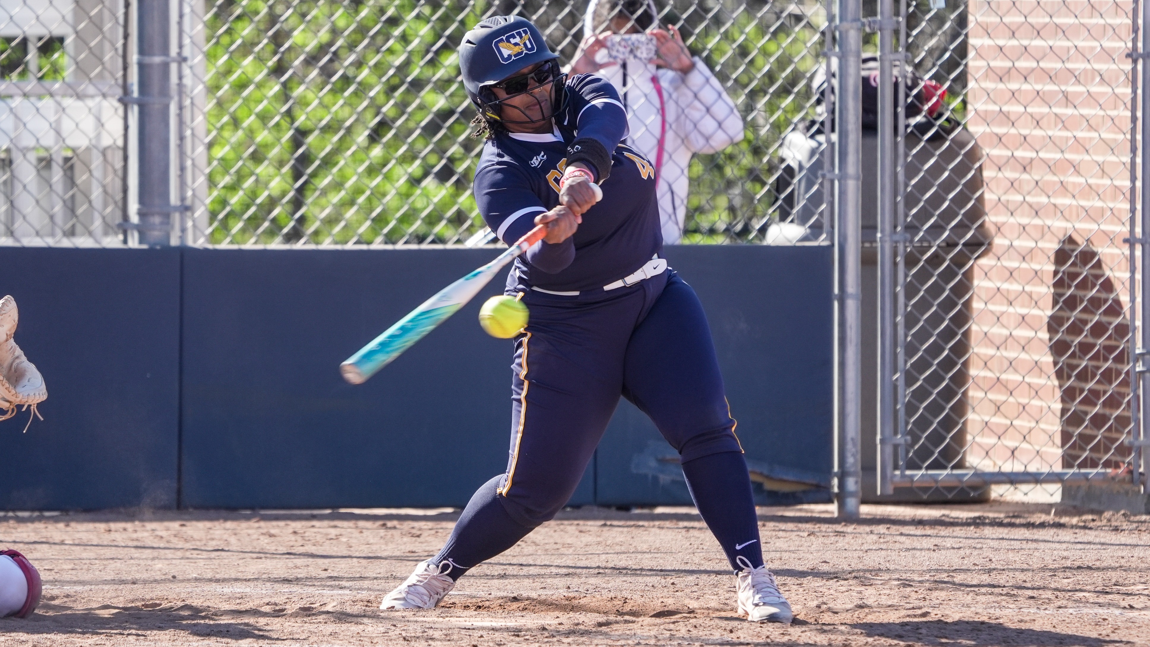 Burrell connects for hit vs Delaware St