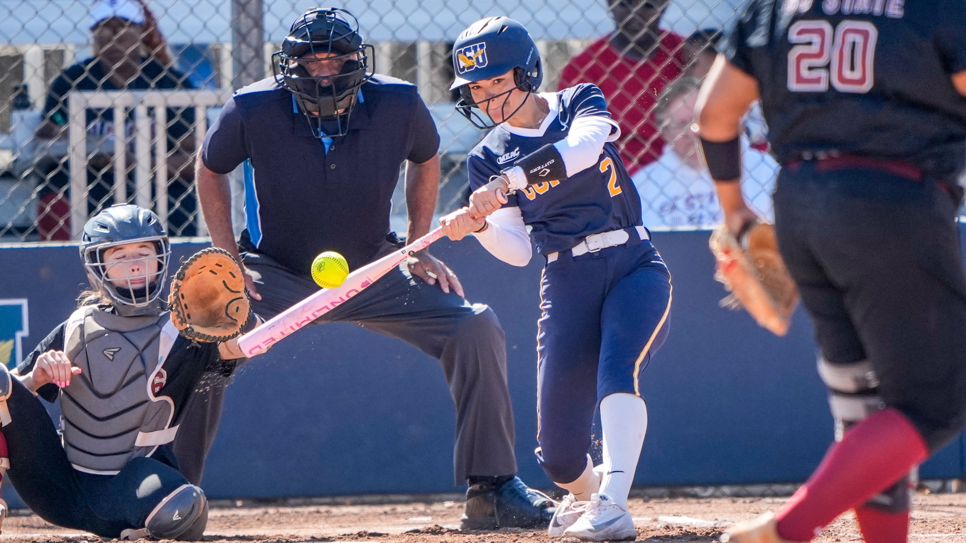 Sandino connects with ball vs SC State