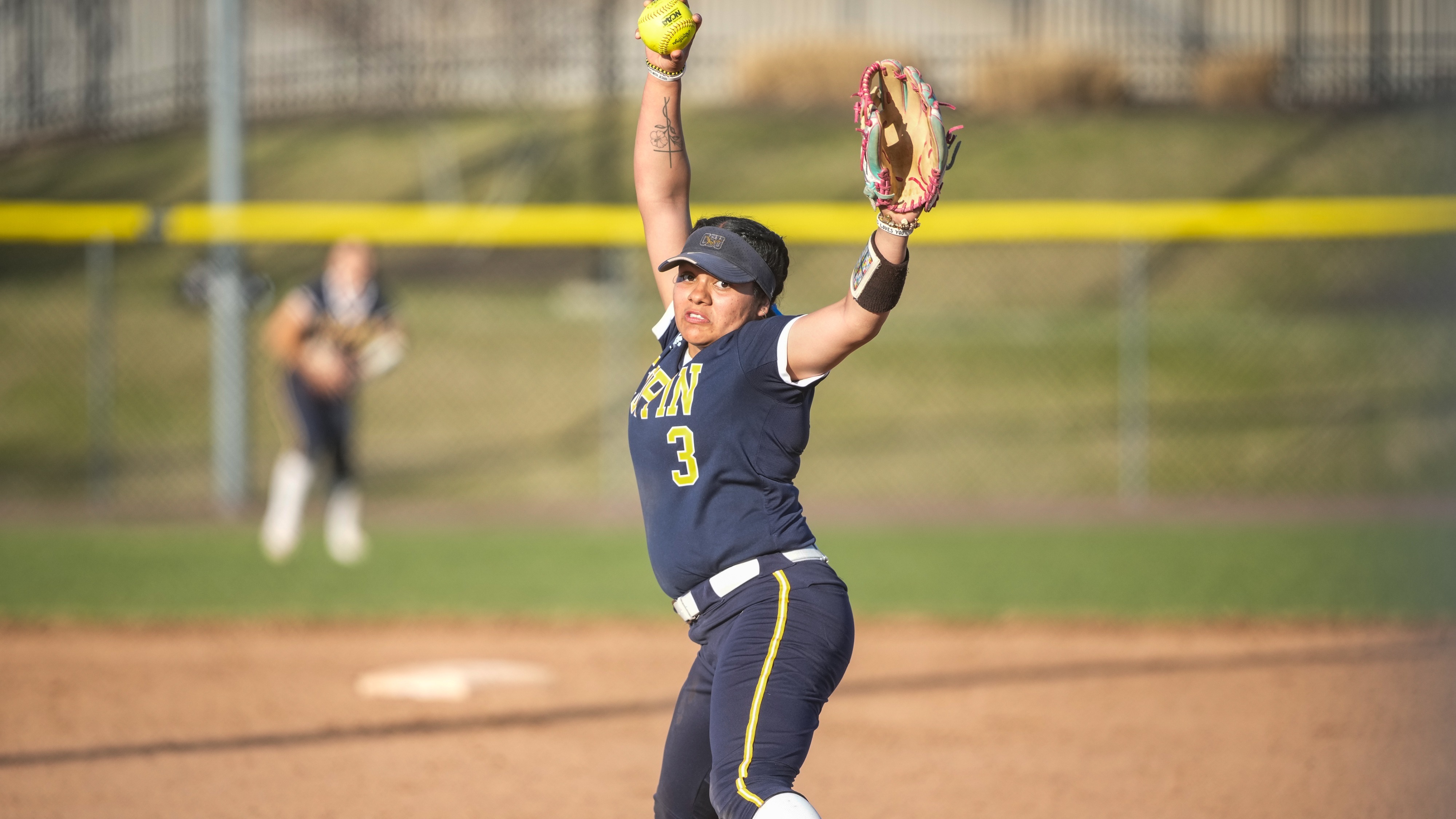 Quintero winds up for pitch vs SC State