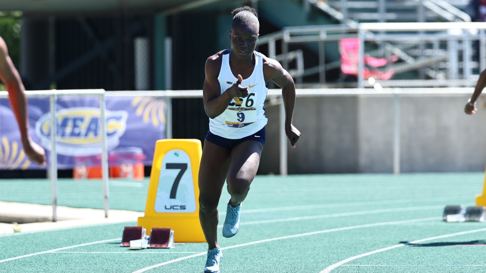 Gifty Oku at 2026 MEAC Outdoor Track