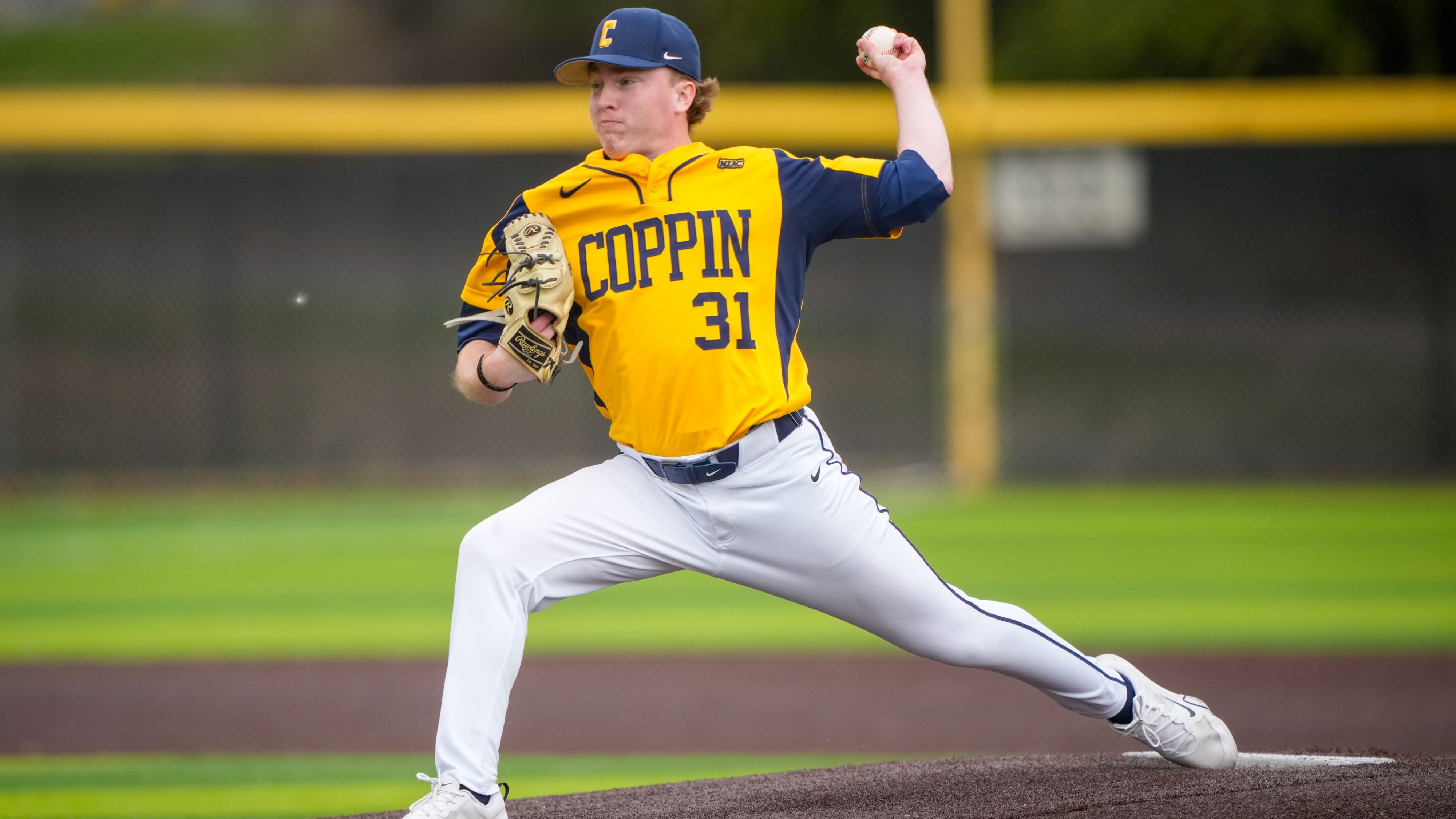 Luke Corcoran pitches in midweek