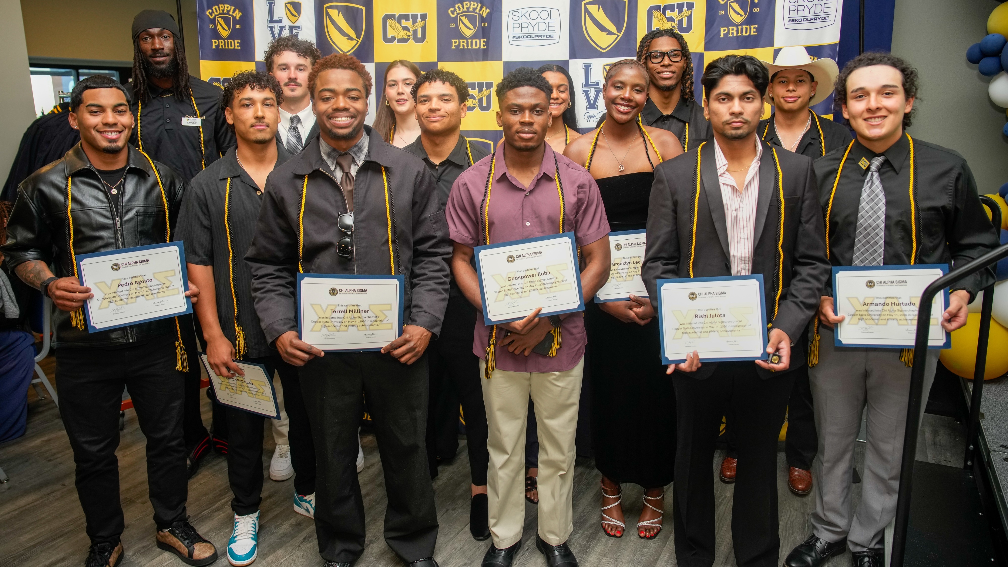 Chi Alpha Sigma Inductees