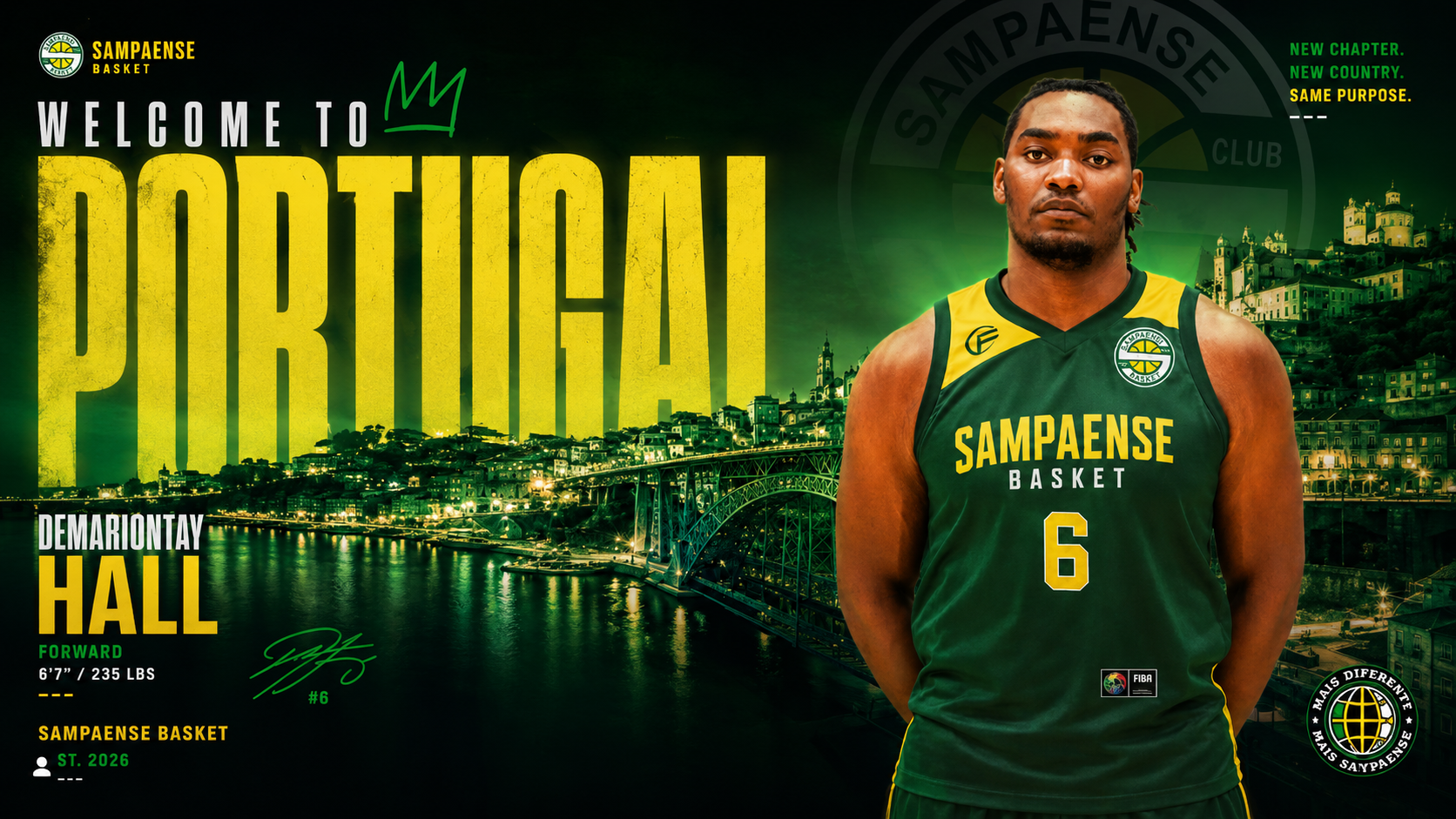 DeMariontay Hall signs pro contract in portugal