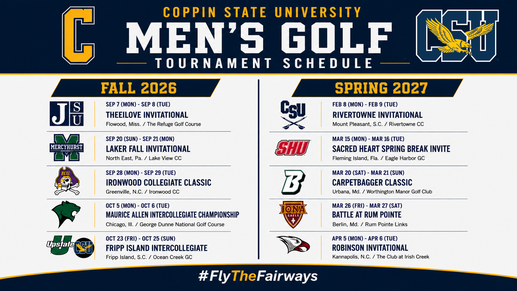 mens golf 2627 schedule