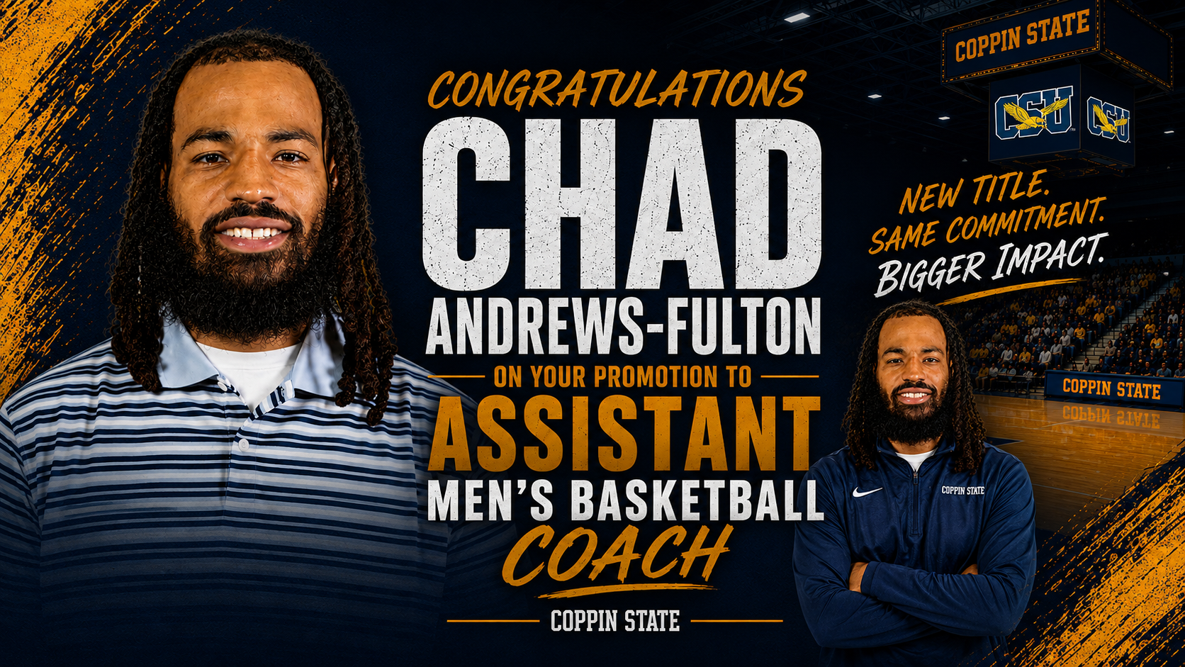 Chad Andrews-Fulton Promoted to Assistant Coach